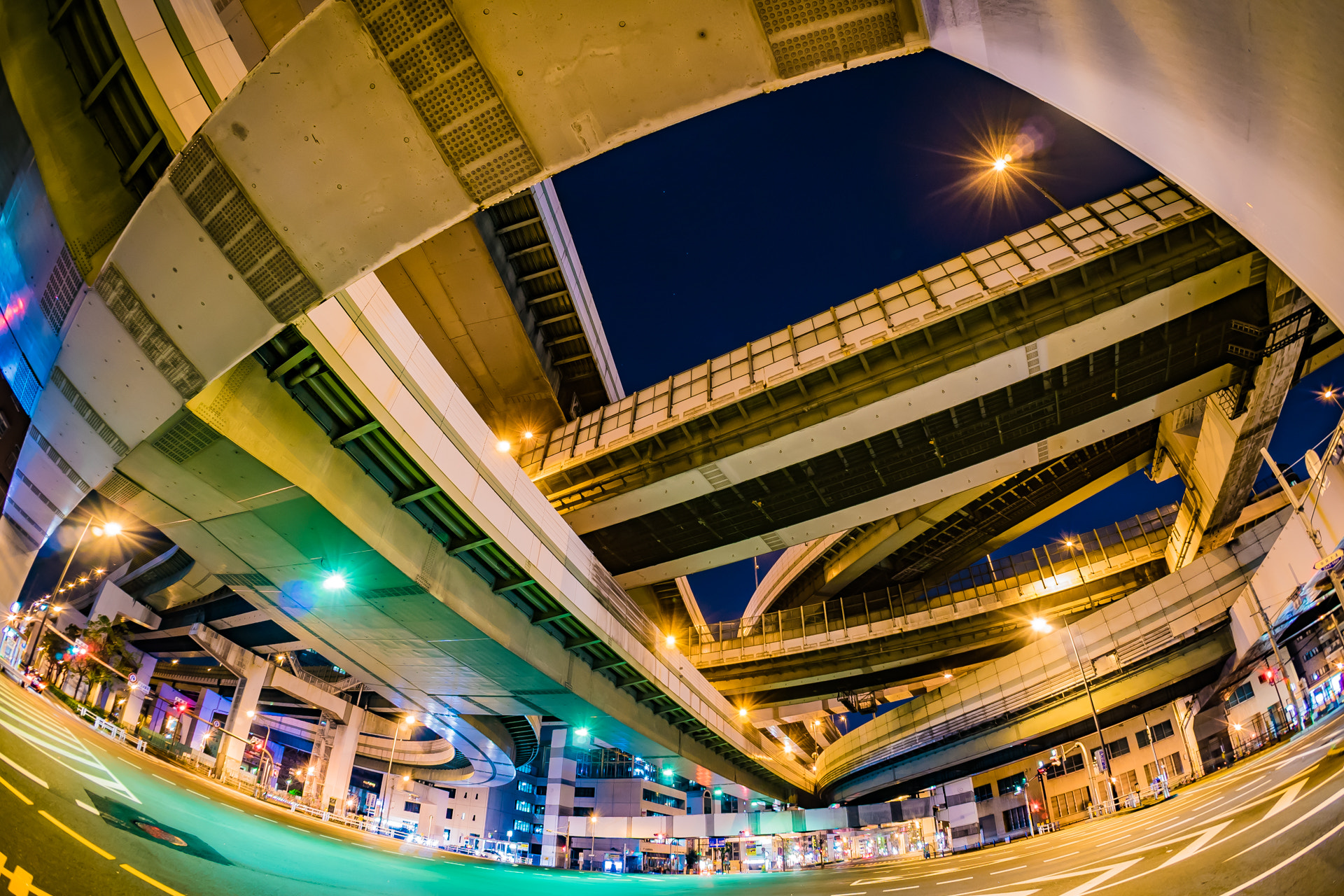 Sony a7 + Sony E 16mm F2.8 sample photo. Tenpouzan jct osaka city japan photography
