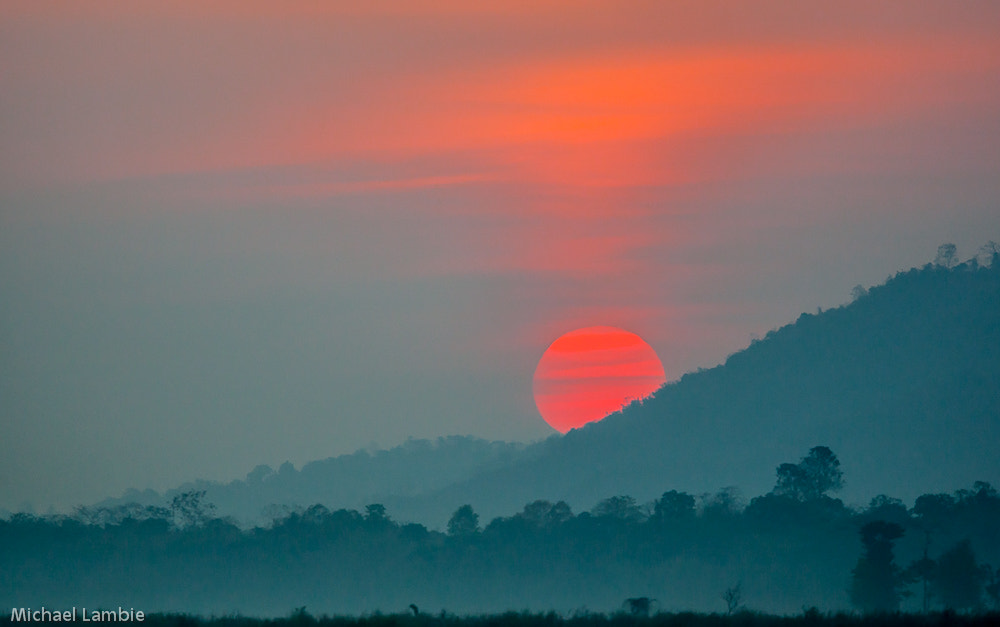 Canon EOS-1D Mark III + Canon EF 400mm F4.0 DO IS USM sample photo. Sunrise india photography