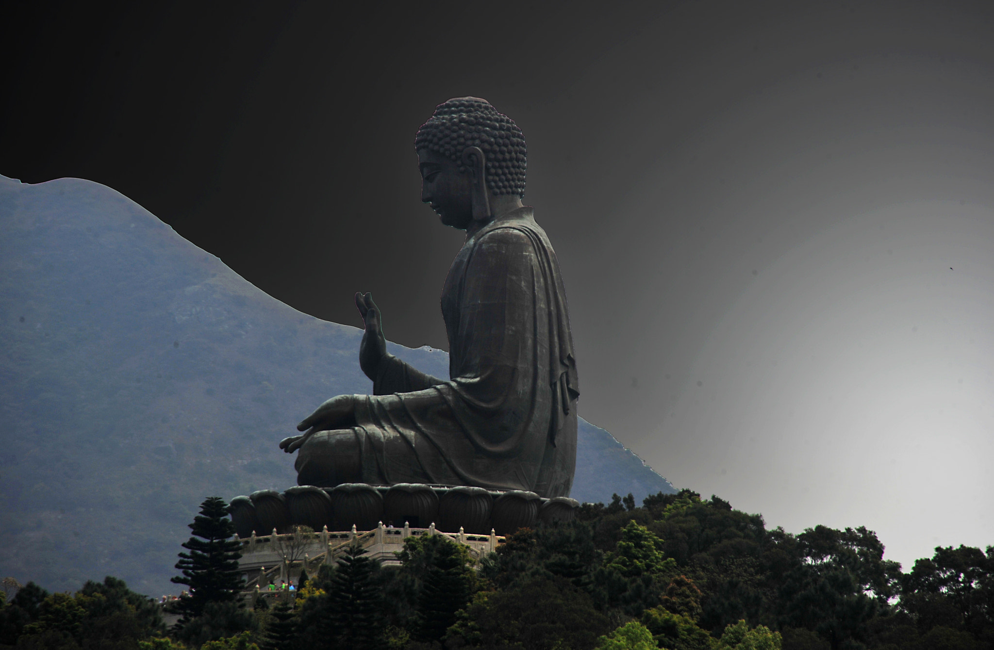 Nikon D3S sample photo. ...天壇大佛..大嶼山... photography