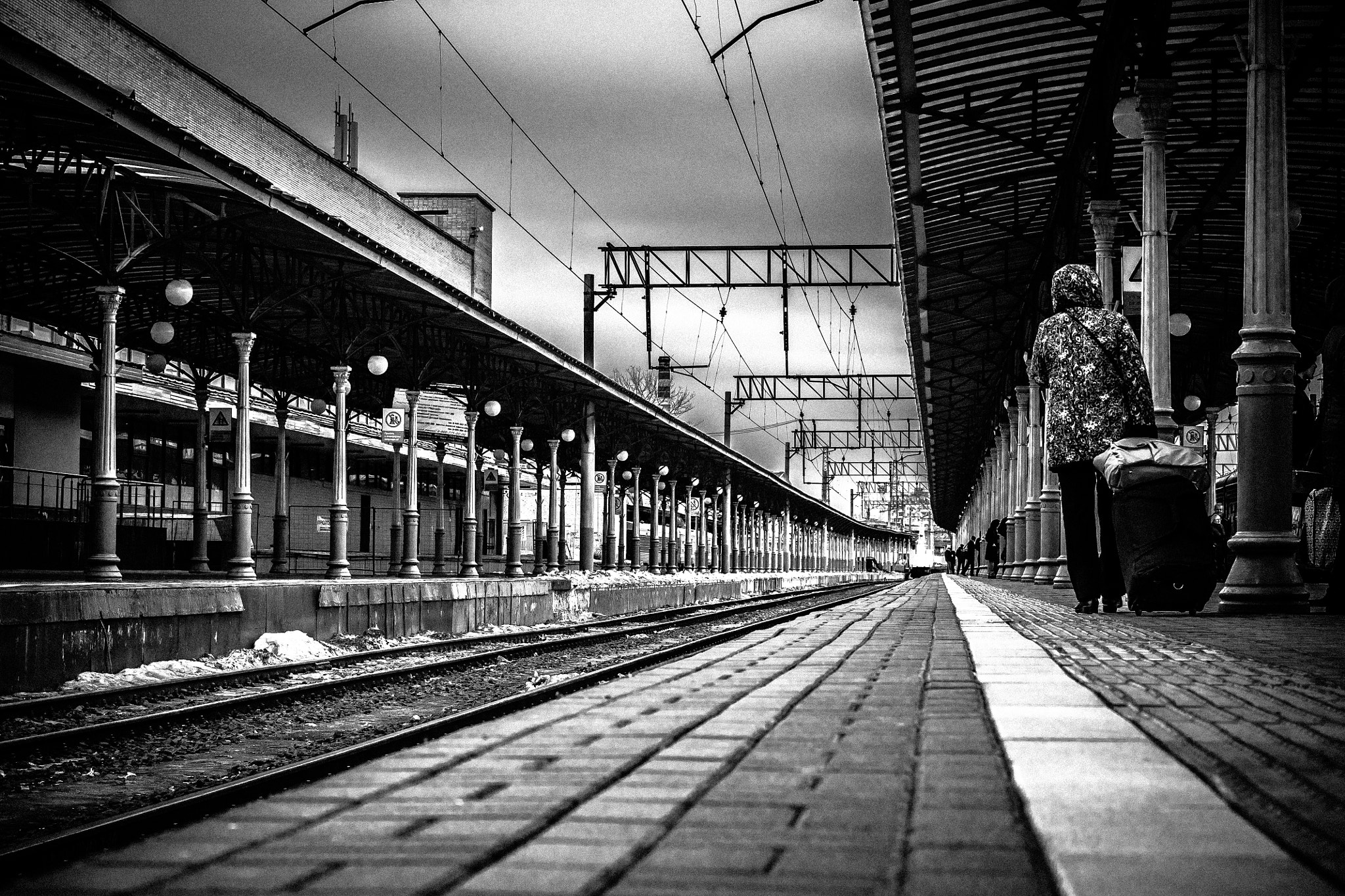 Sony Alpha DSLR-A500 + Sony 50mm F1.4 sample photo. The railroad photography