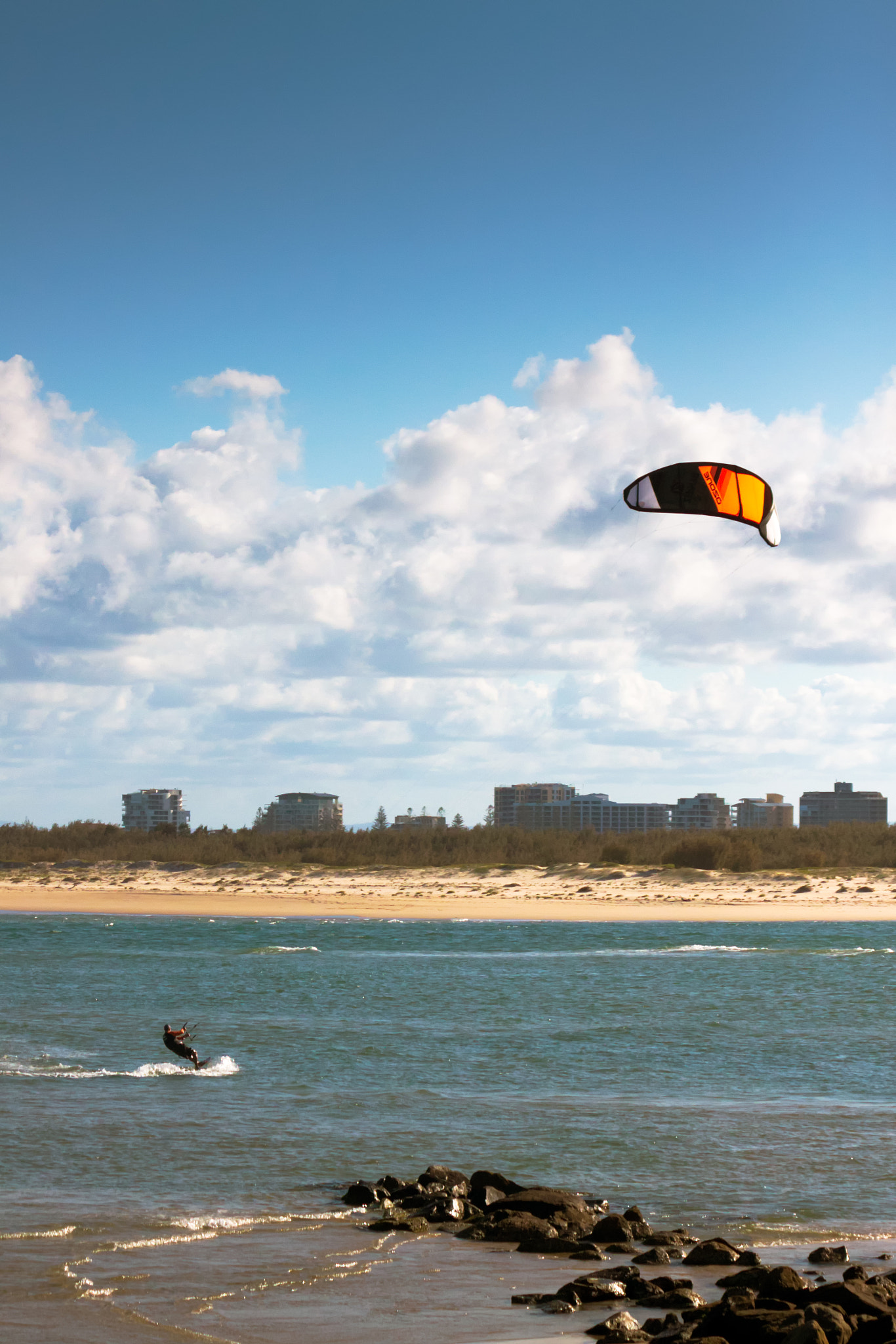 Canon EOS 50D + Canon EF 70-210mm f/4 sample photo. Australian wind surfer photography