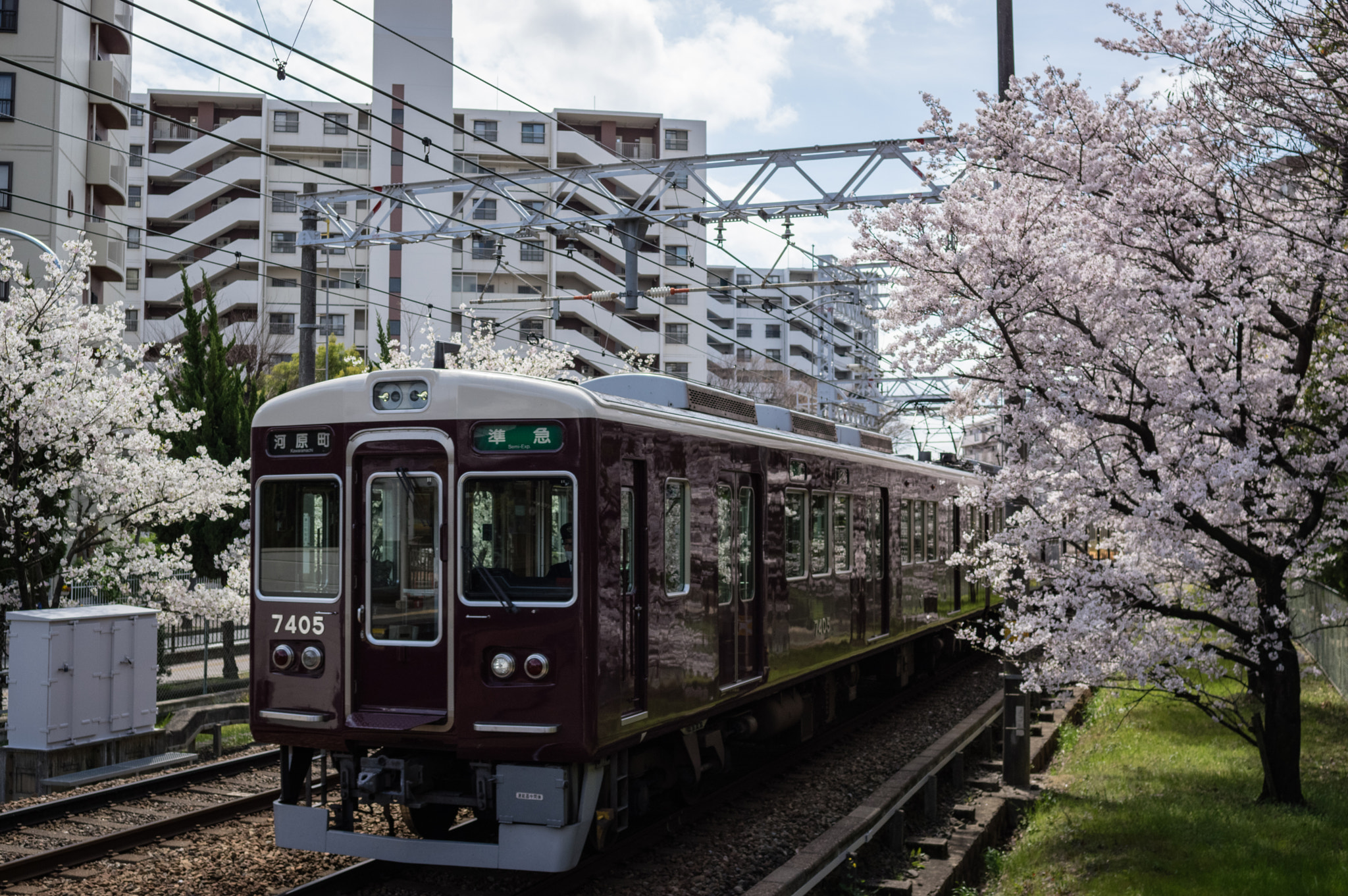 Pentax K-3 II + A Series Lens sample photo. Hankyu train photography