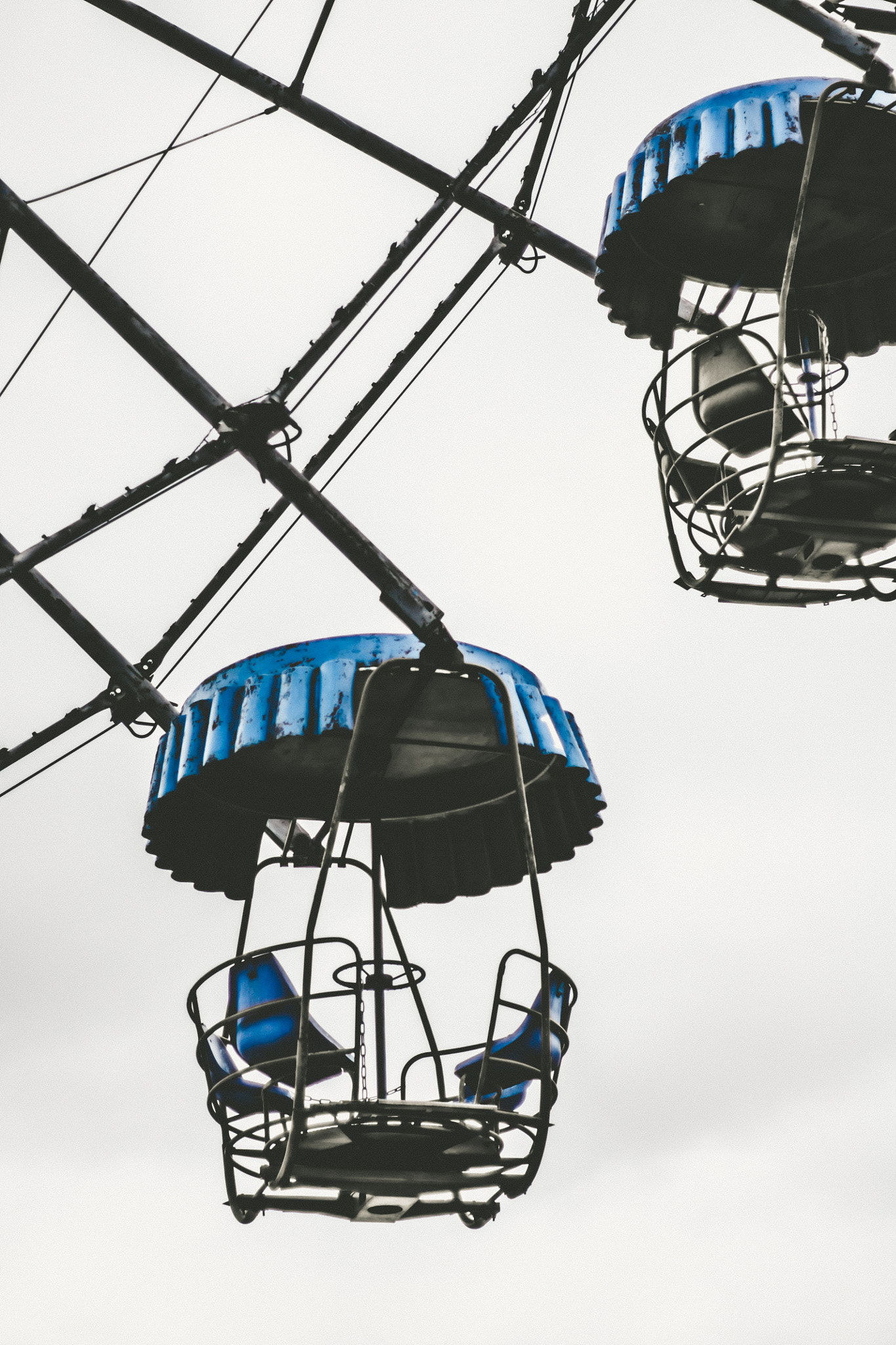 Sony Alpha DSLR-A500 + Sony 50mm F1.4 sample photo. Old ferris wheel 2 photography