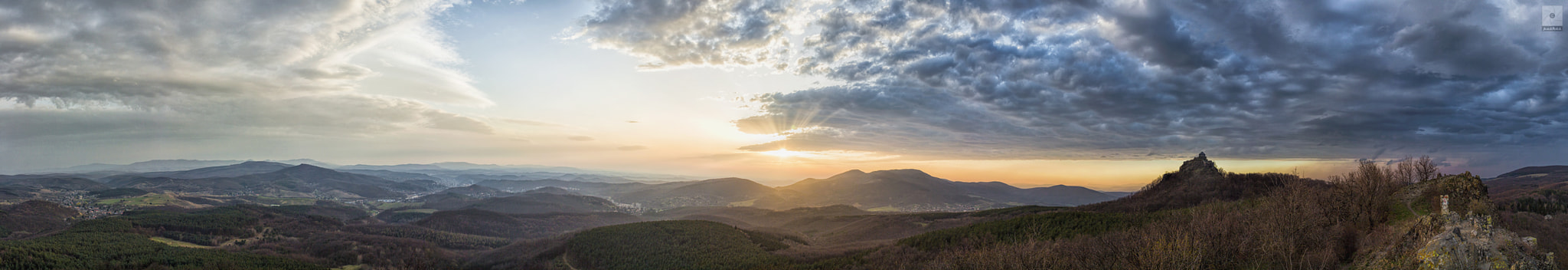 EF28-70mm f/2.8L USM sample photo. Sunset at the summit of witch stone photography