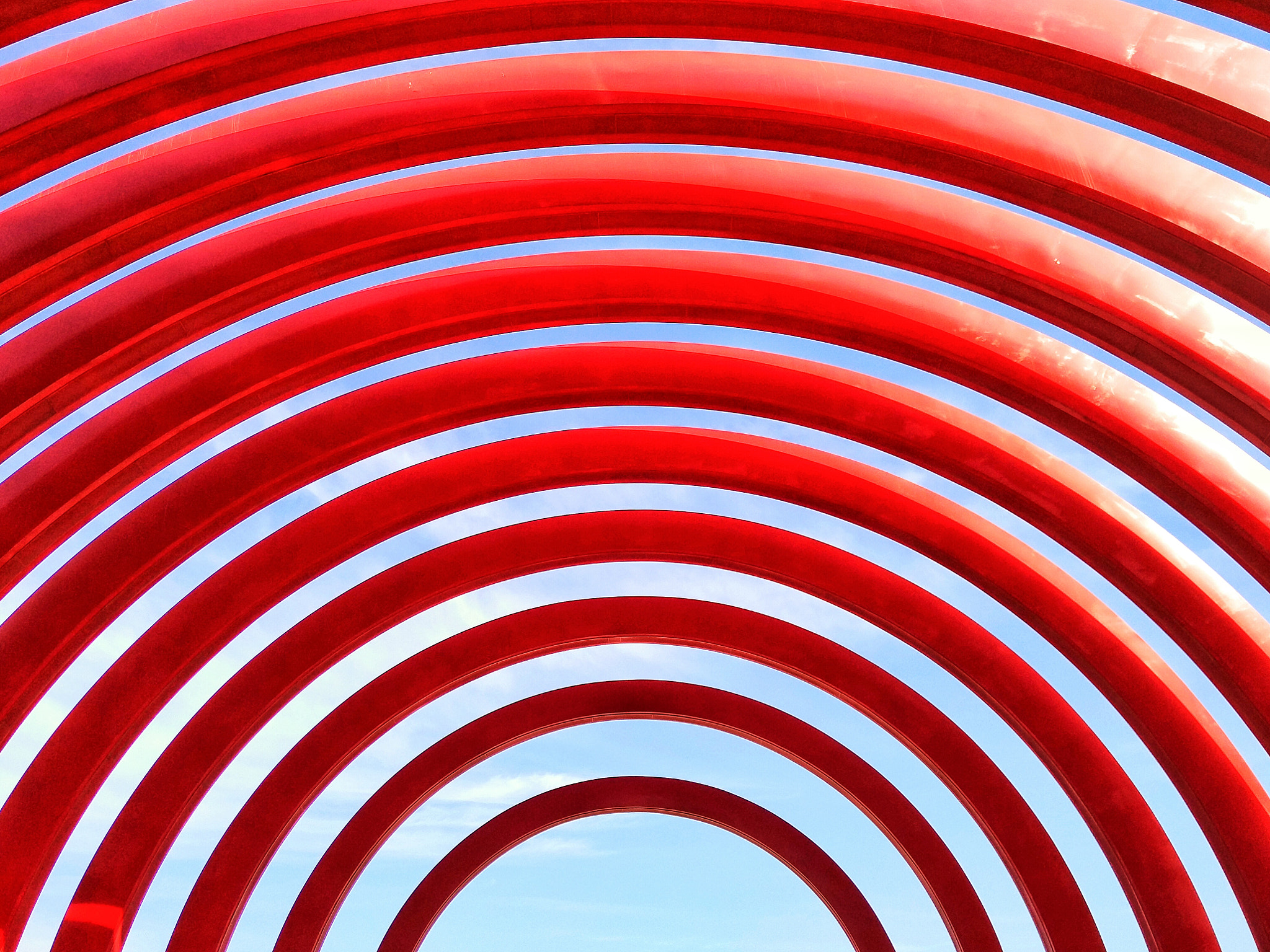 Xiaomi MI NOTE Pro sample photo. Symmetrical red photography