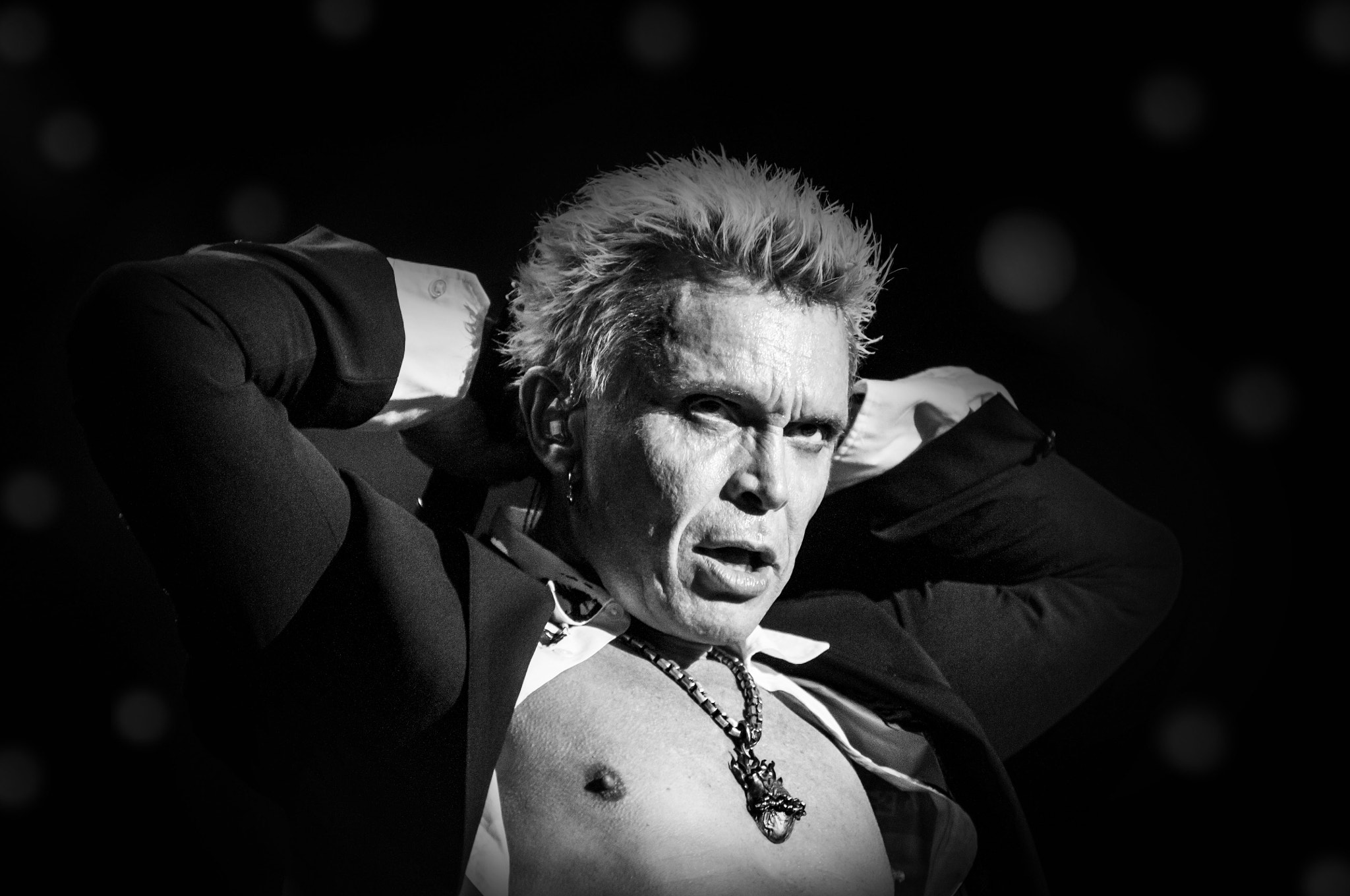 AF Zoom-Nikkor 80-200mm f/2.8 ED sample photo. Billy idol live in rock in roma photography