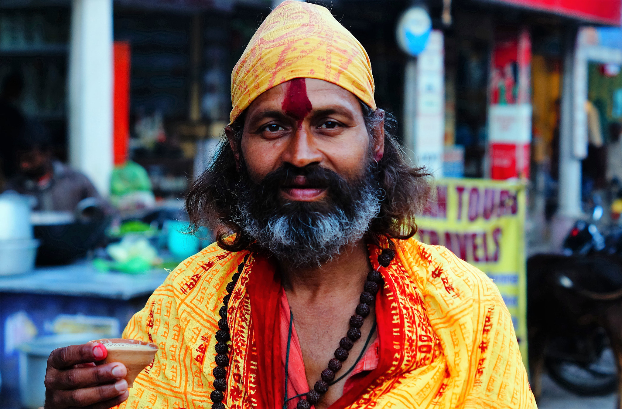 Sony SLT-A37 + Sony DT 50mm F1.8 SAM sample photo. Varanasi sadhu photography