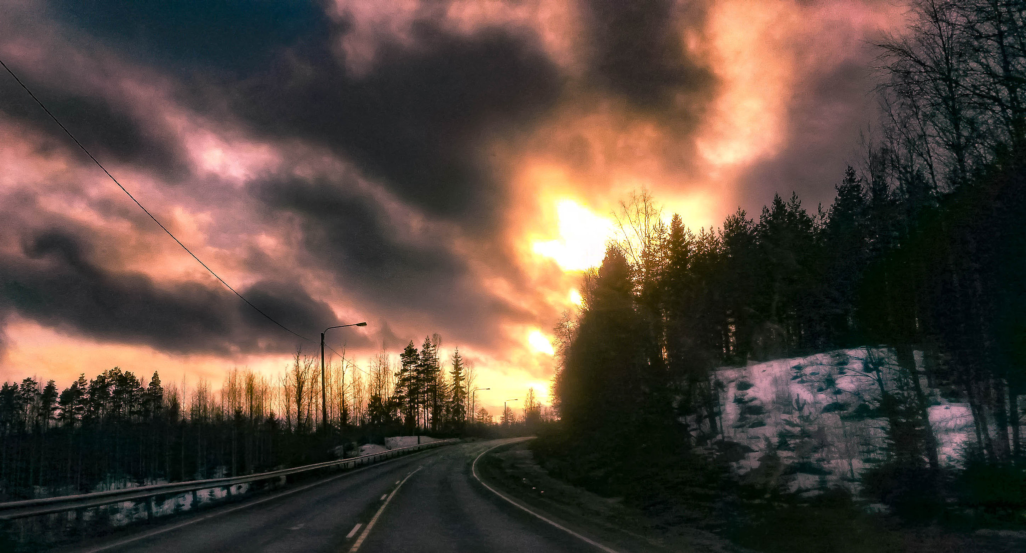 Samsung Galaxy S4 Active sample photo. Road photography