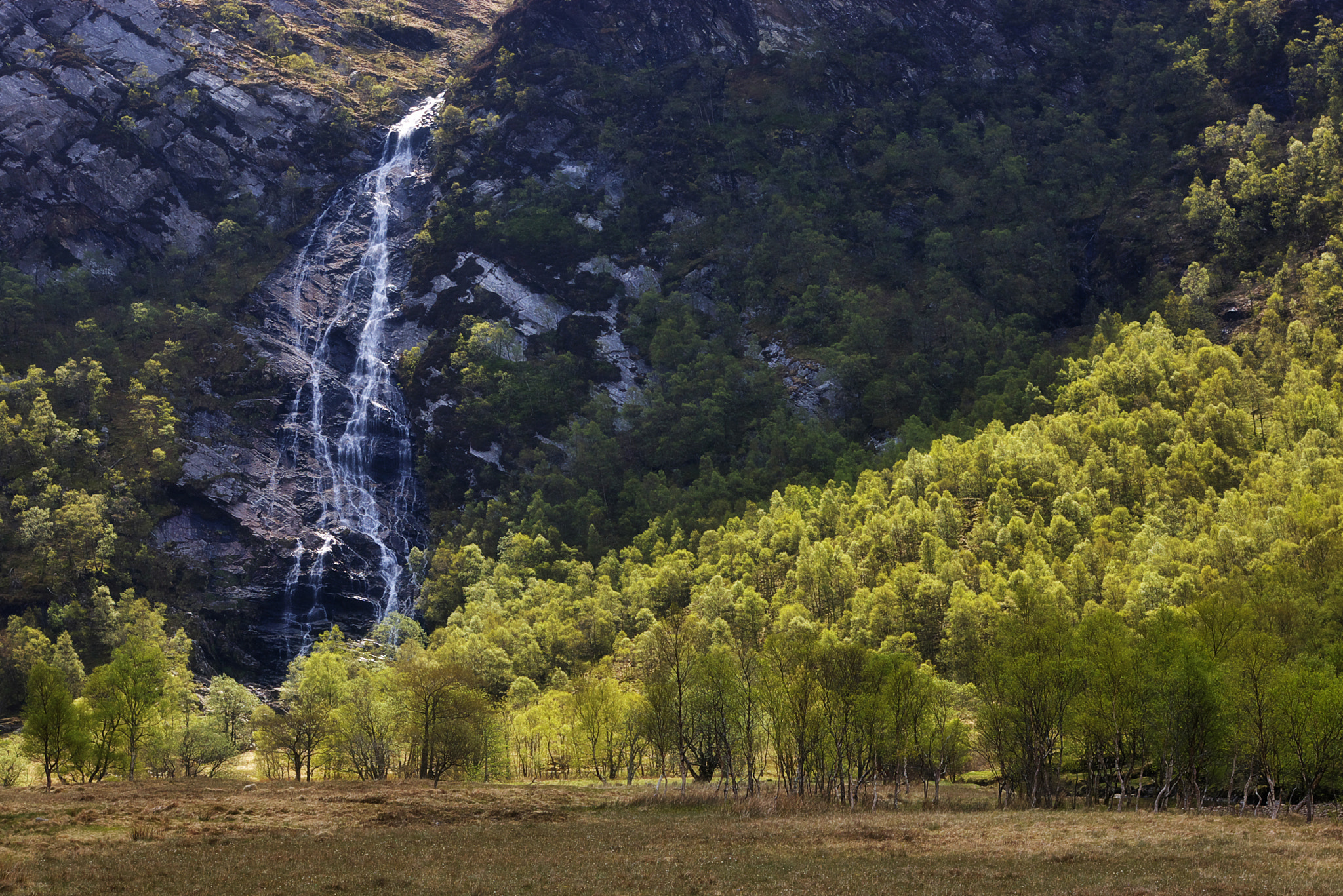 Samsung GX-1L sample photo. Steall falls photography