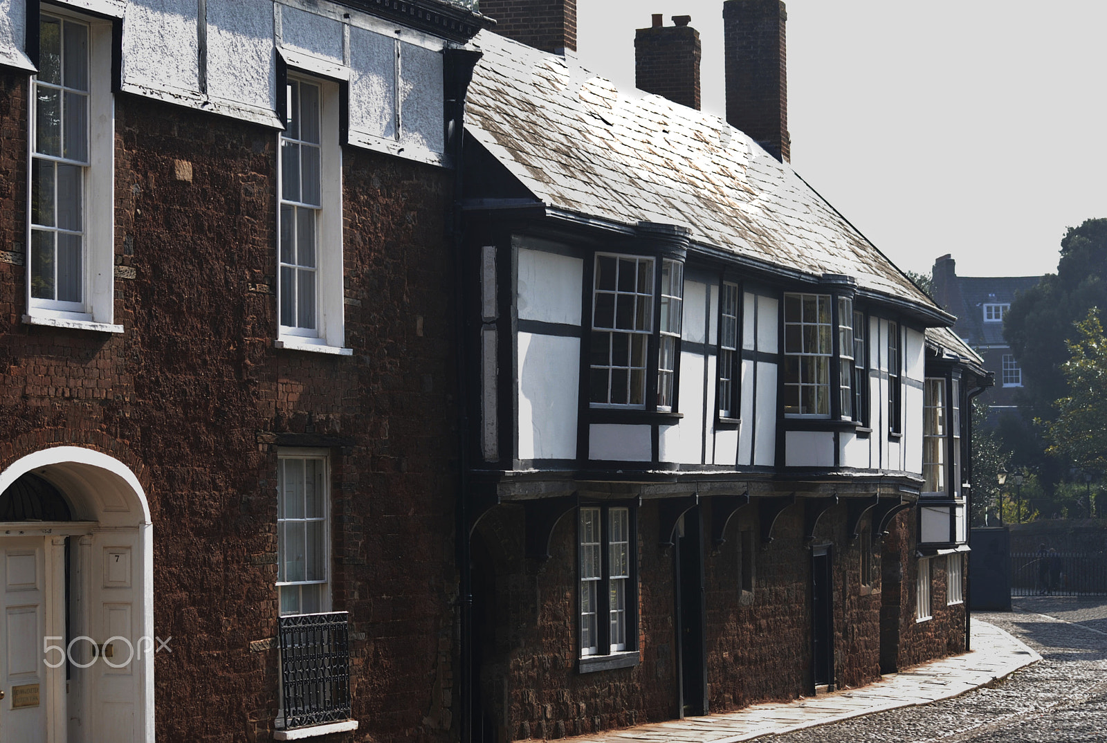 Nikon D200 sample photo. Cathedral close, exeter photography