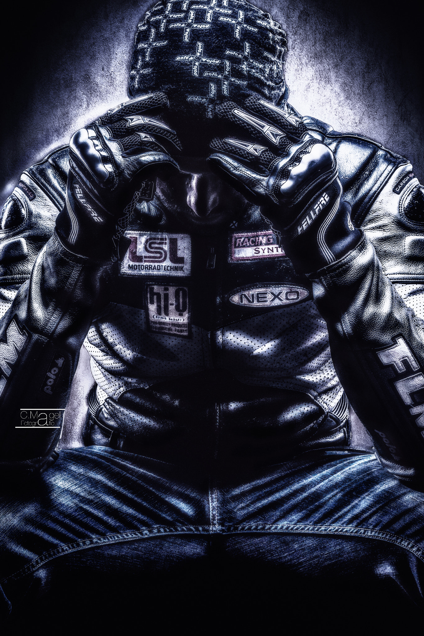 Sony SLT-A77 + 17-50mm F2.8 sample photo. Biker photography