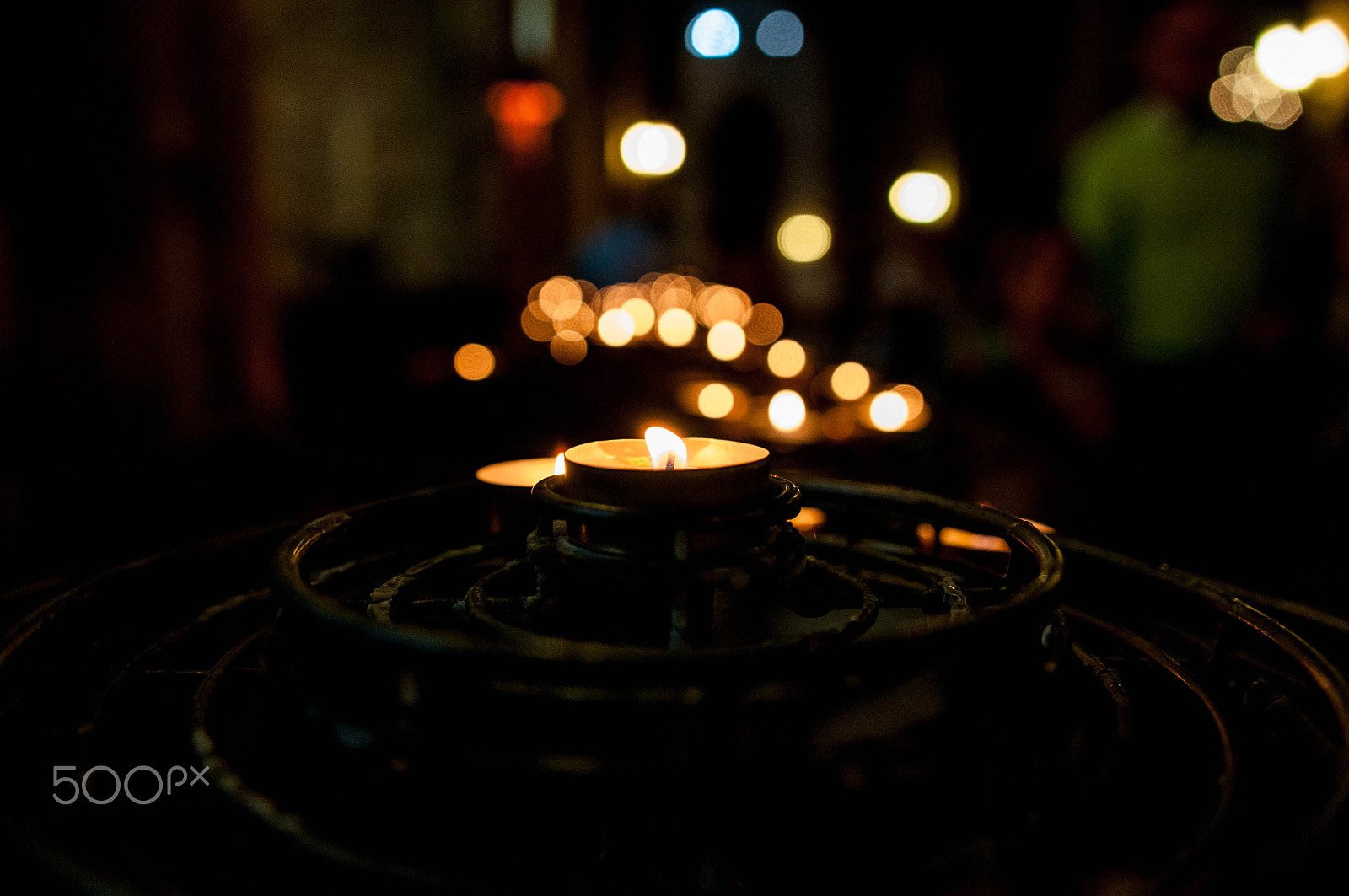 Nikon D90 + Sigma 18-35mm F1.8 DC HSM Art sample photo. A candle in the dark photography