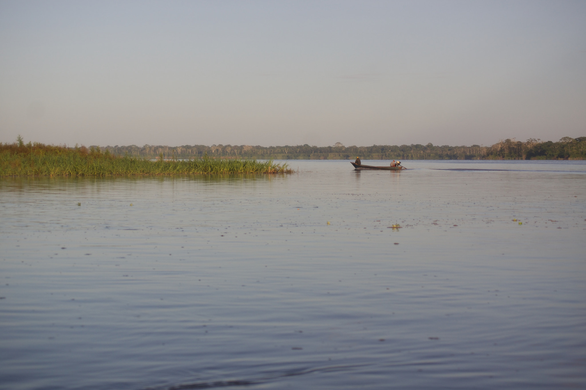 Sony DT 55-200mm F4-5.6 SAM sample photo. Pescadores amazonas peruano photography