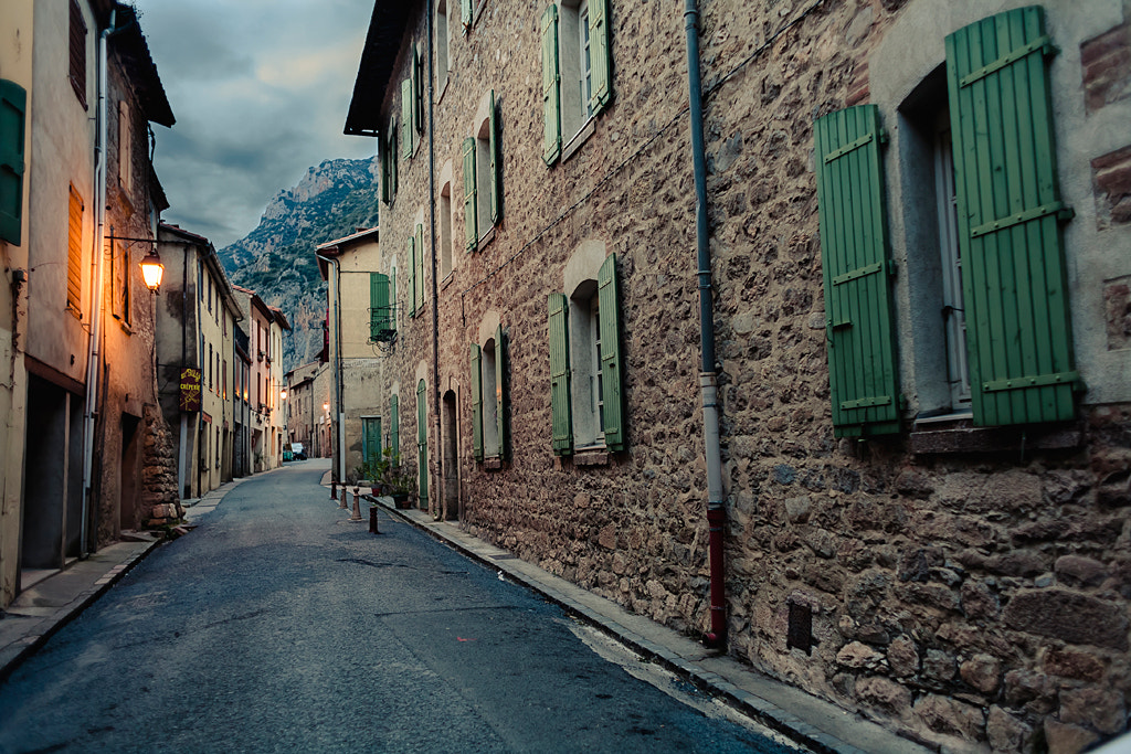 Canon EOS 5D + Canon EF 28mm F1.8 USM sample photo. Villefranche de conflent - cau la nit photography