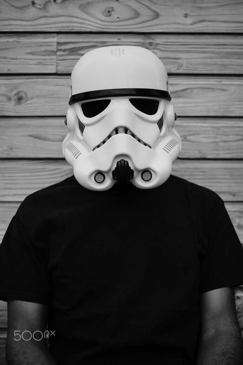 Sony a7 + Sigma 30mm F2.8 EX DN sample photo. Stormtrooper self-portrait photography