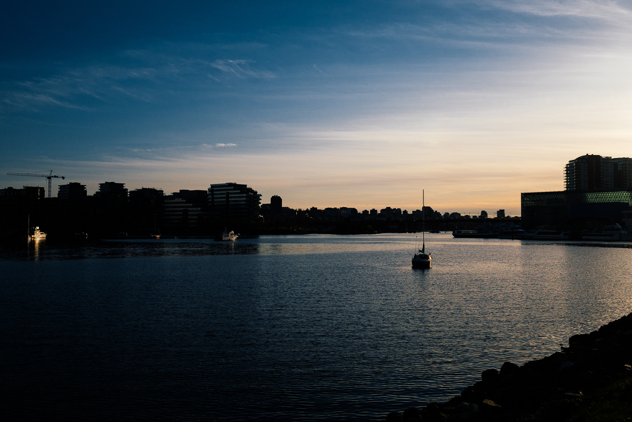 Panasonic Lumix DMC-GX7 + Olympus M.Zuiko Digital 17mm F1.8 sample photo. False creek photography