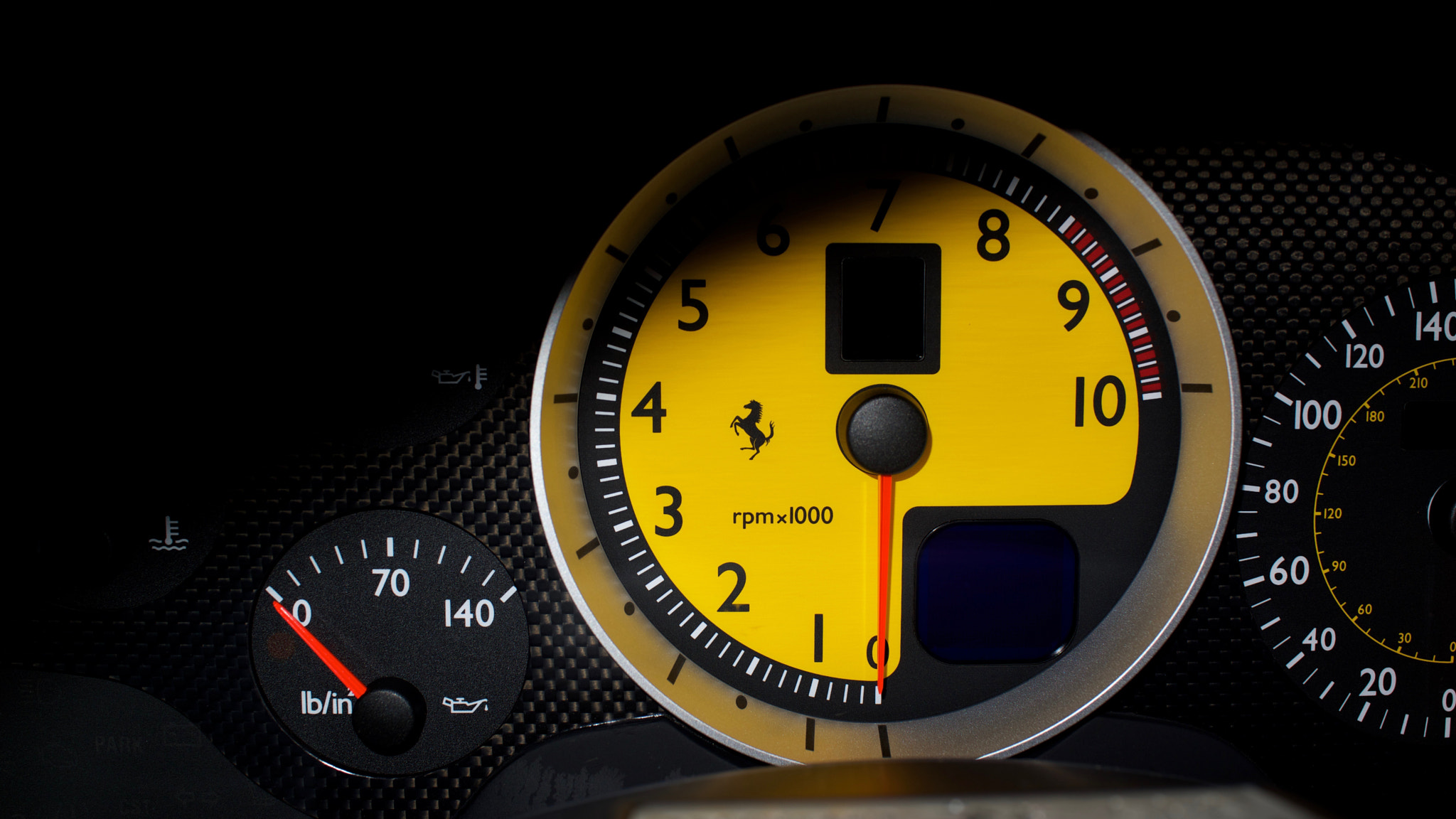 Sony Cyber-shot DSC-RX1 + Sony 35mm F2.0 sample photo. Ferrari dash photography