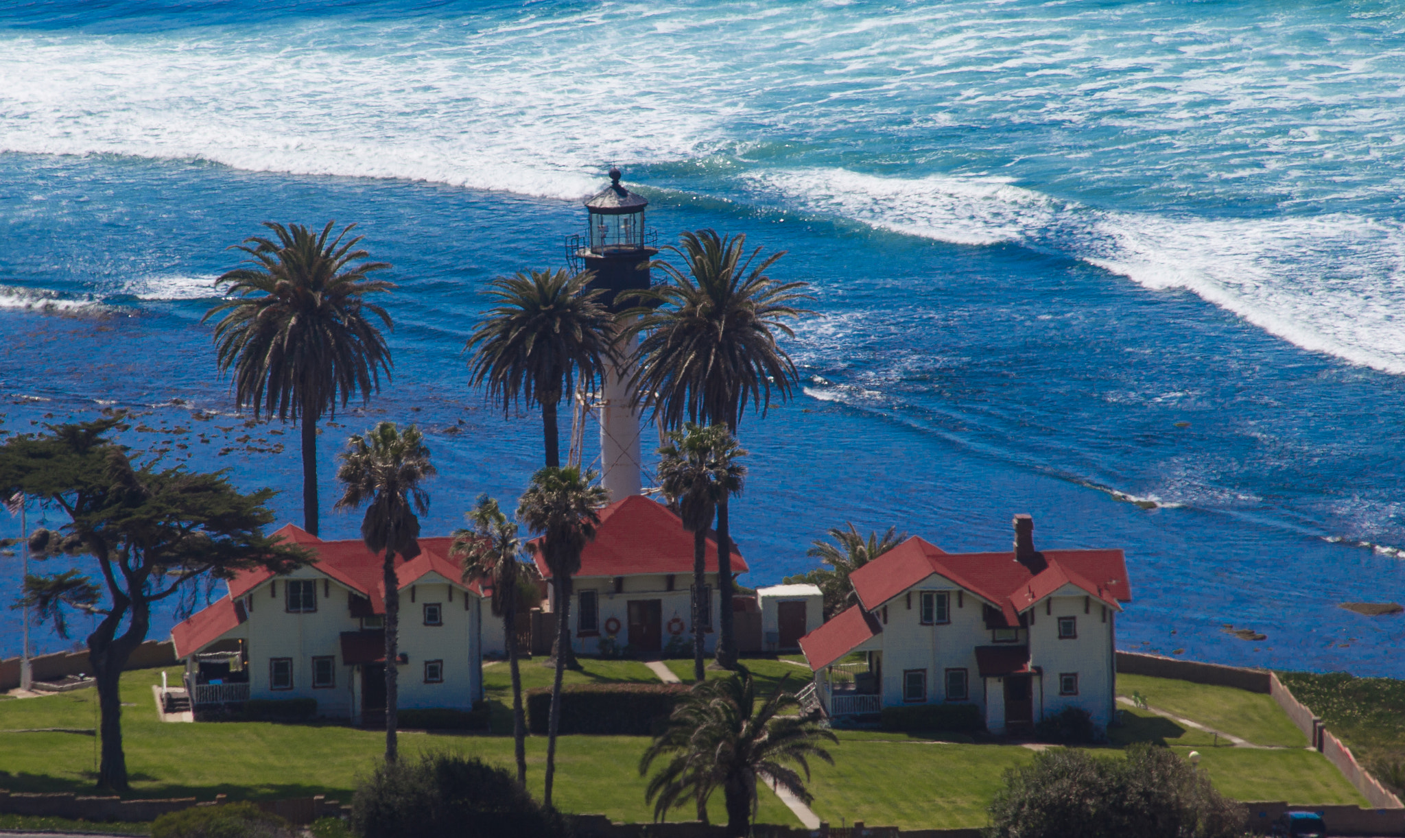 Canon EF 75-300mm F4.0-5.6 IS USM sample photo. New point loma lighthouse photography