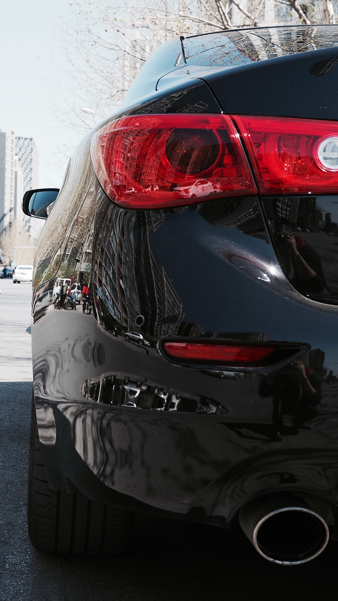 Olympus OM-D E-M5 II + Panasonic Lumix G 20mm F1.7 ASPH sample photo. Infiniti q50 photography