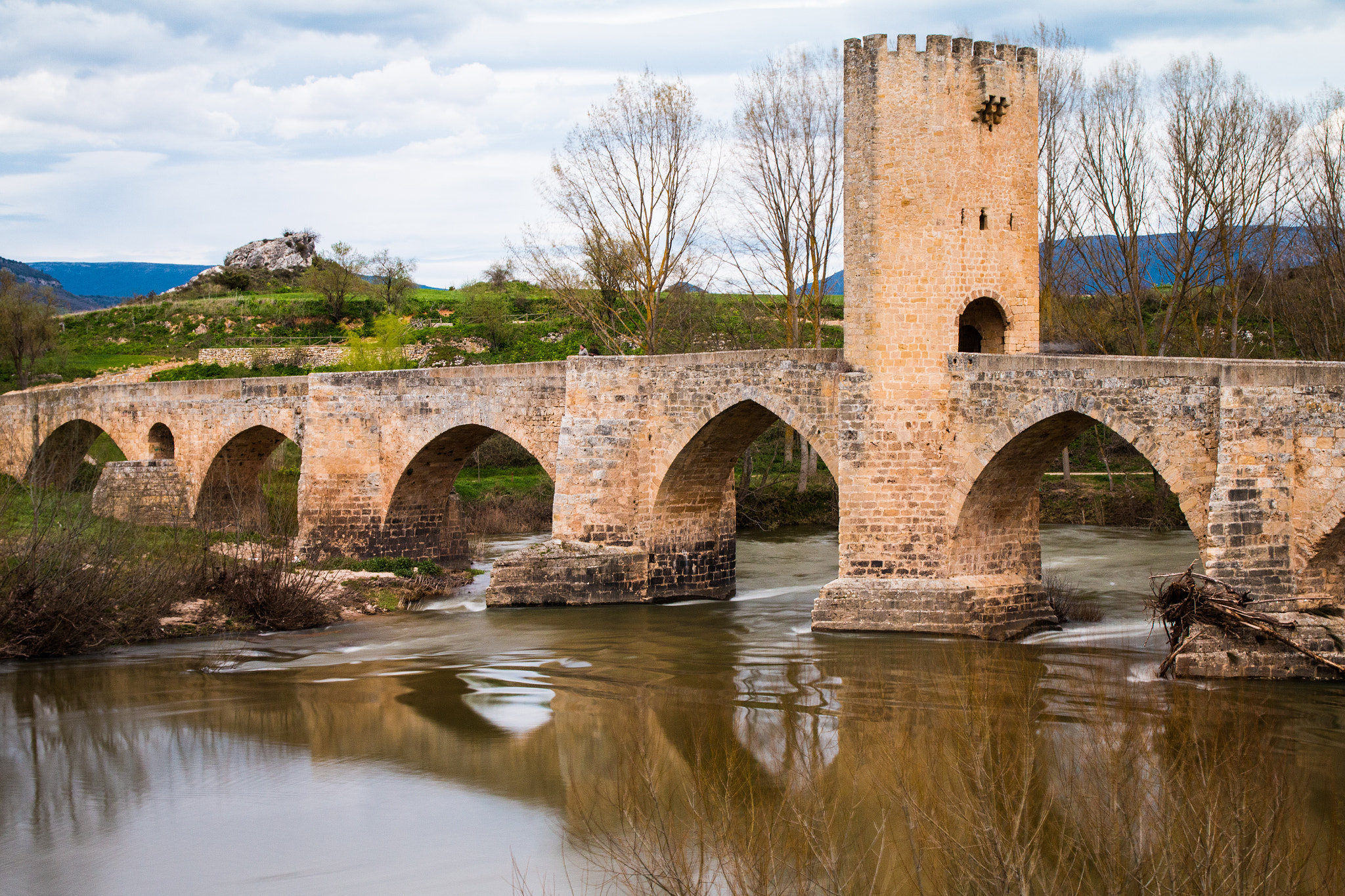Canon EOS 70D + Canon EF 500mm F4L IS USM sample photo. Medieval bridge photography