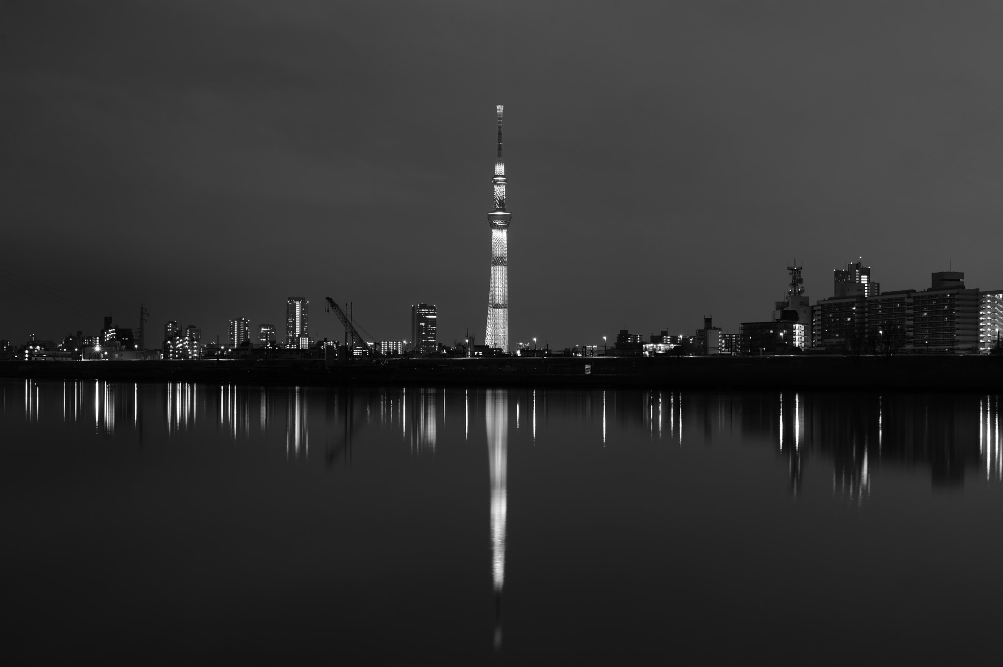 Nikon Df + Nikon AF-S Nikkor 58mm F1.4G sample photo. Twin tokyo sky tree photography