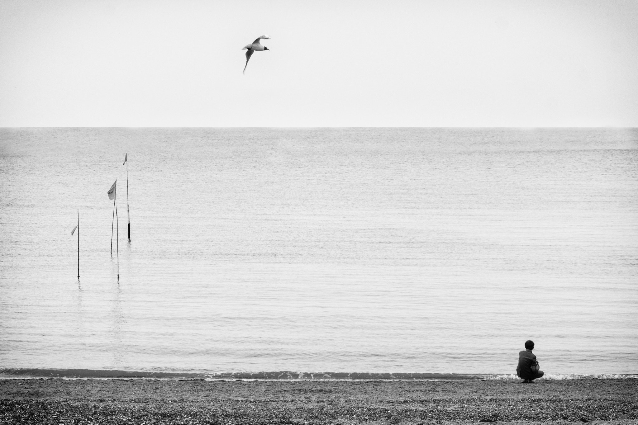 Sony a7 + Minolta AF 70-210mm F4 Macro sample photo. Whitstable seafront photography