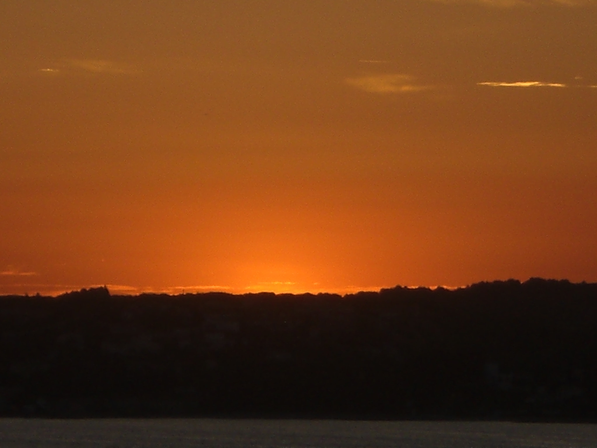 CASIO EX-Z77 sample photo. Sunset photography