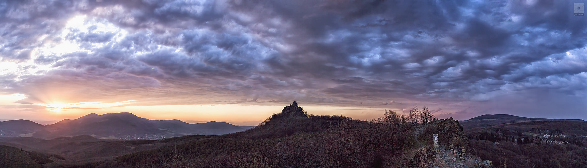 EF28-70mm f/2.8L USM sample photo. Castle of clouds & sunset photography
