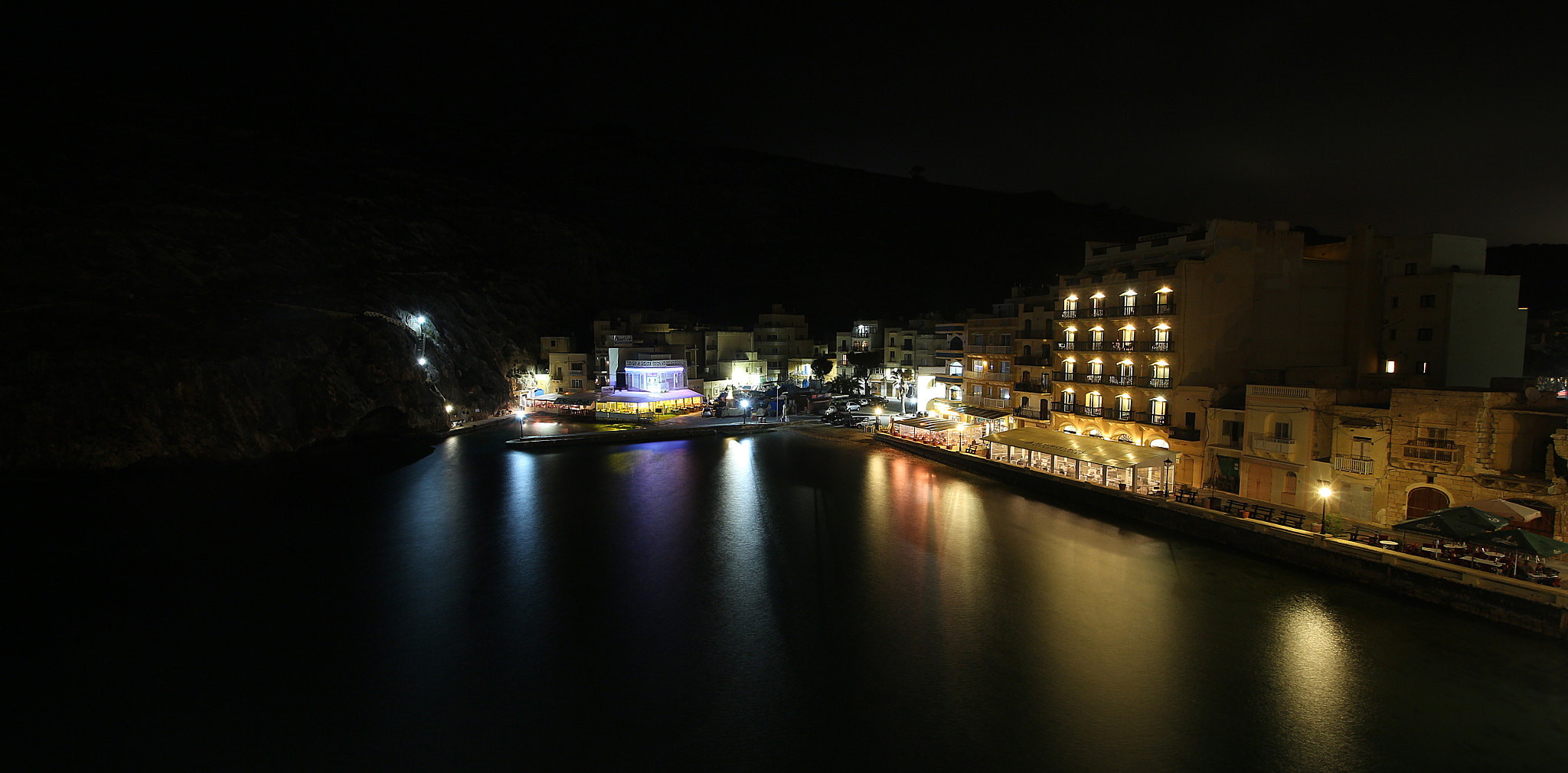 Canon EF-S 10-18mm F4.5–5.6 IS STM sample photo. Xlendi bay - gozo photography