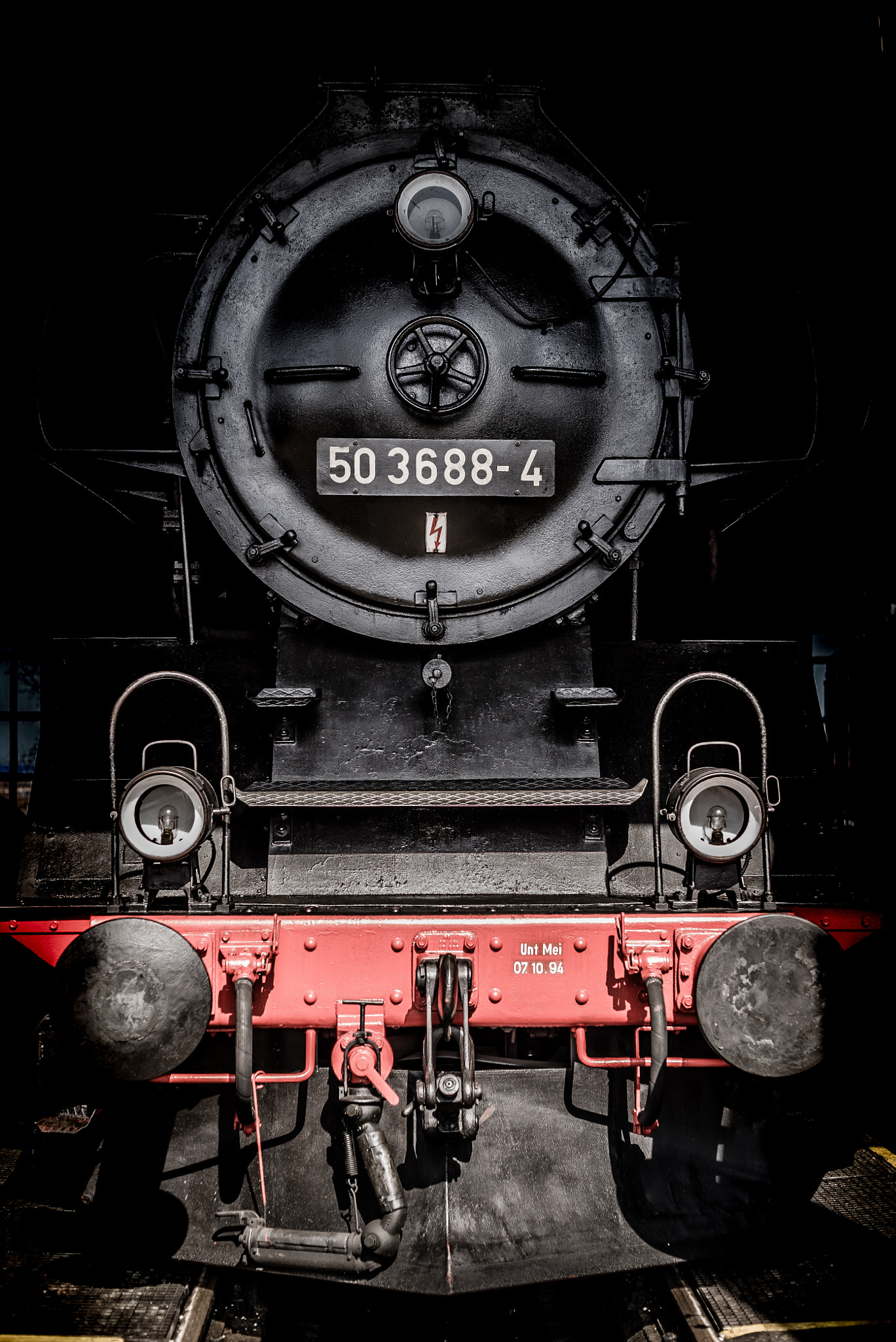 E 50mm F2 sample photo. Steam locomotive photography