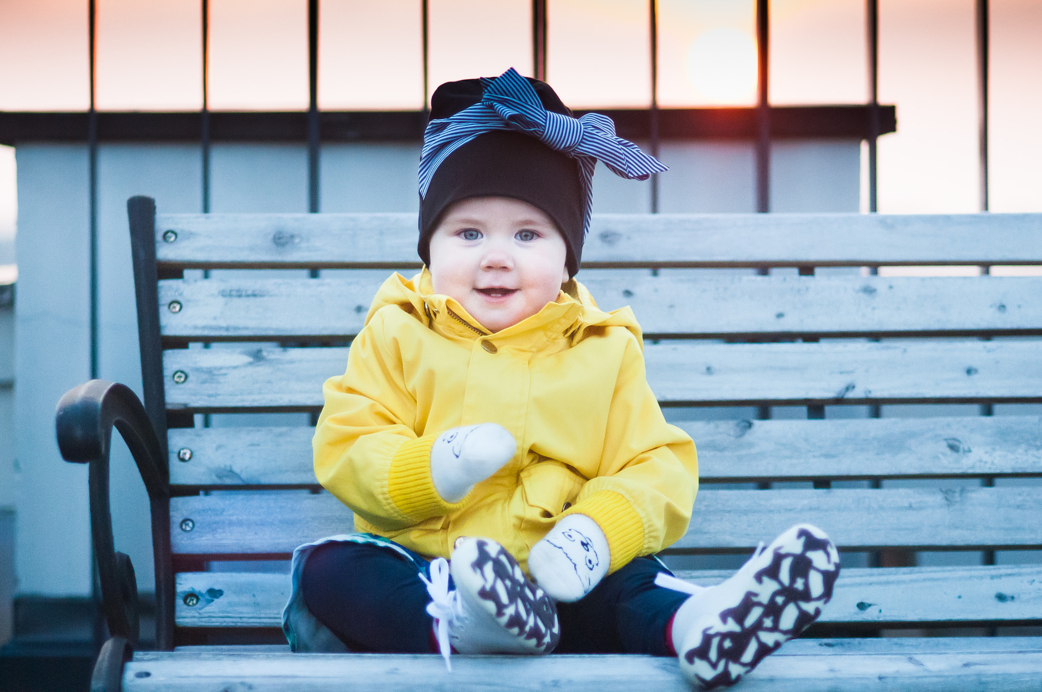 Nikon D300S + Nikon AF Nikkor 85mm F1.8D sample photo. Cute little baby photography