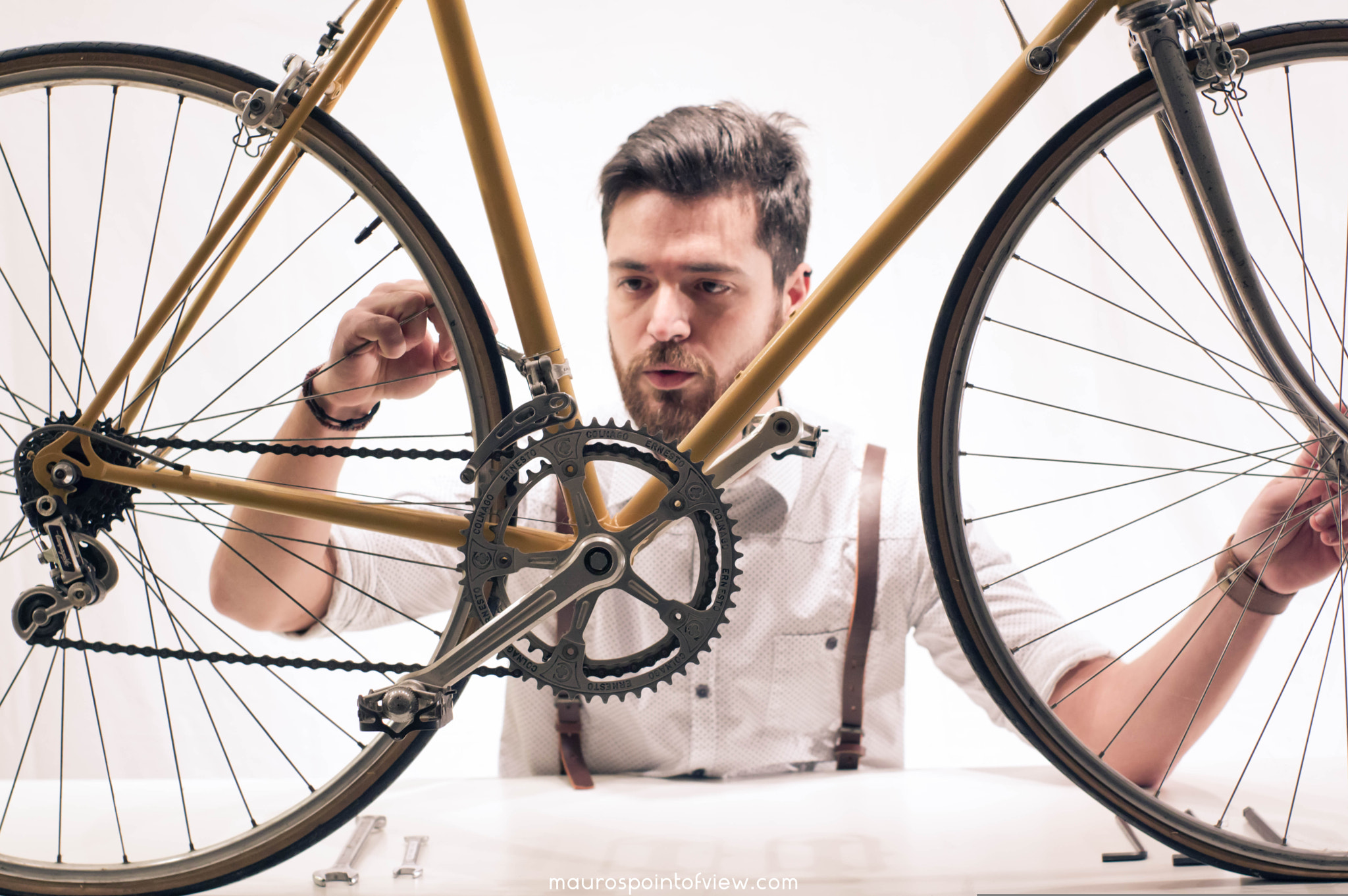 Pentax K-3 II + Pentax smc FA 50mm F1.4 sample photo. Hipsters & bikes photography