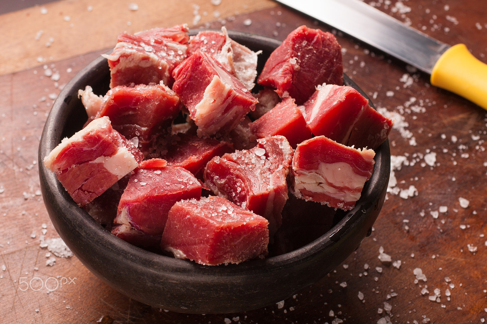 Canon EOS 40D + Sigma 50mm f/2.8 EX sample photo. Chopped jerked beef photography
