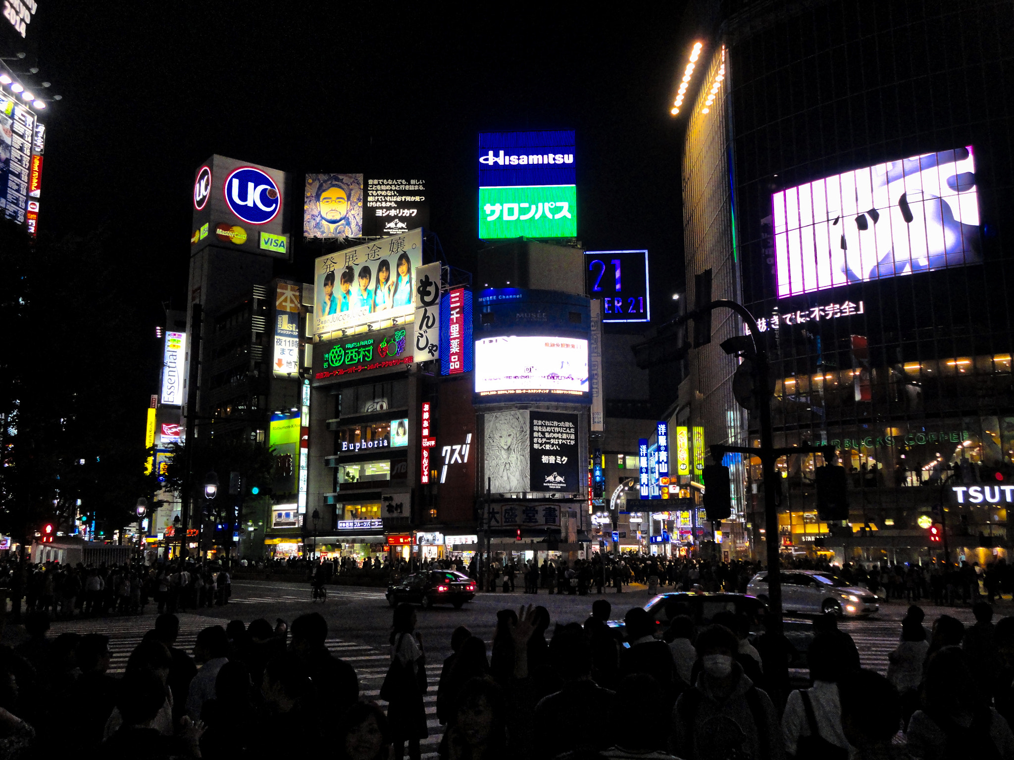 Sony DSC-W360 sample photo. Shibuya, tokyo, japan photography