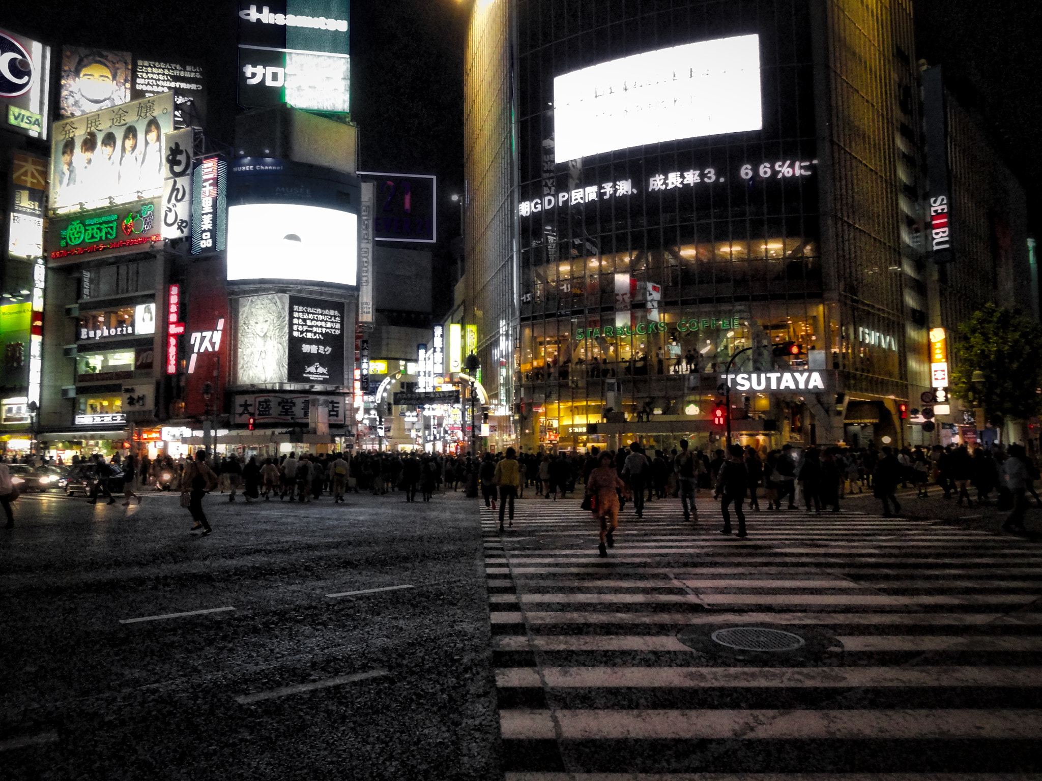 Sony DSC-W360 sample photo. Shibuya, tokyo, japan photography