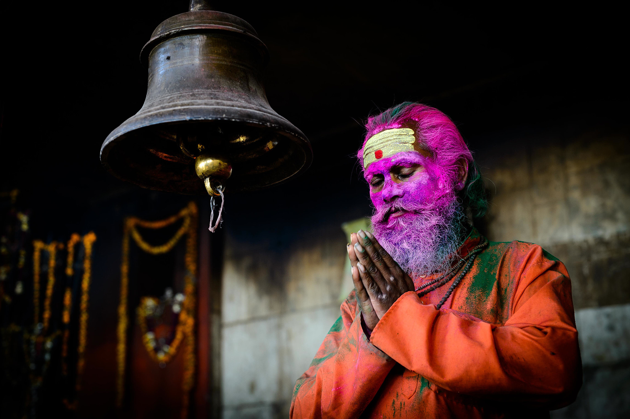 Nikon Df + ZEISS Otus 55mm F1.4 sample photo. Holi baba 2 photography