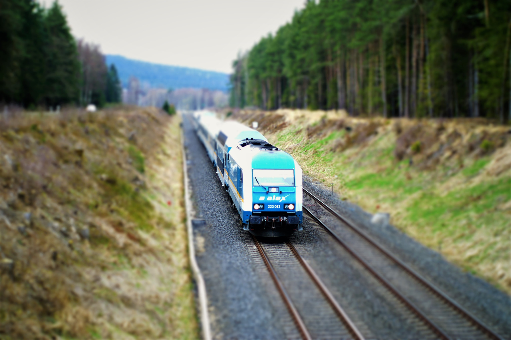 KONICA MINOLTA DYNAX 5D sample photo. Model train in real photography