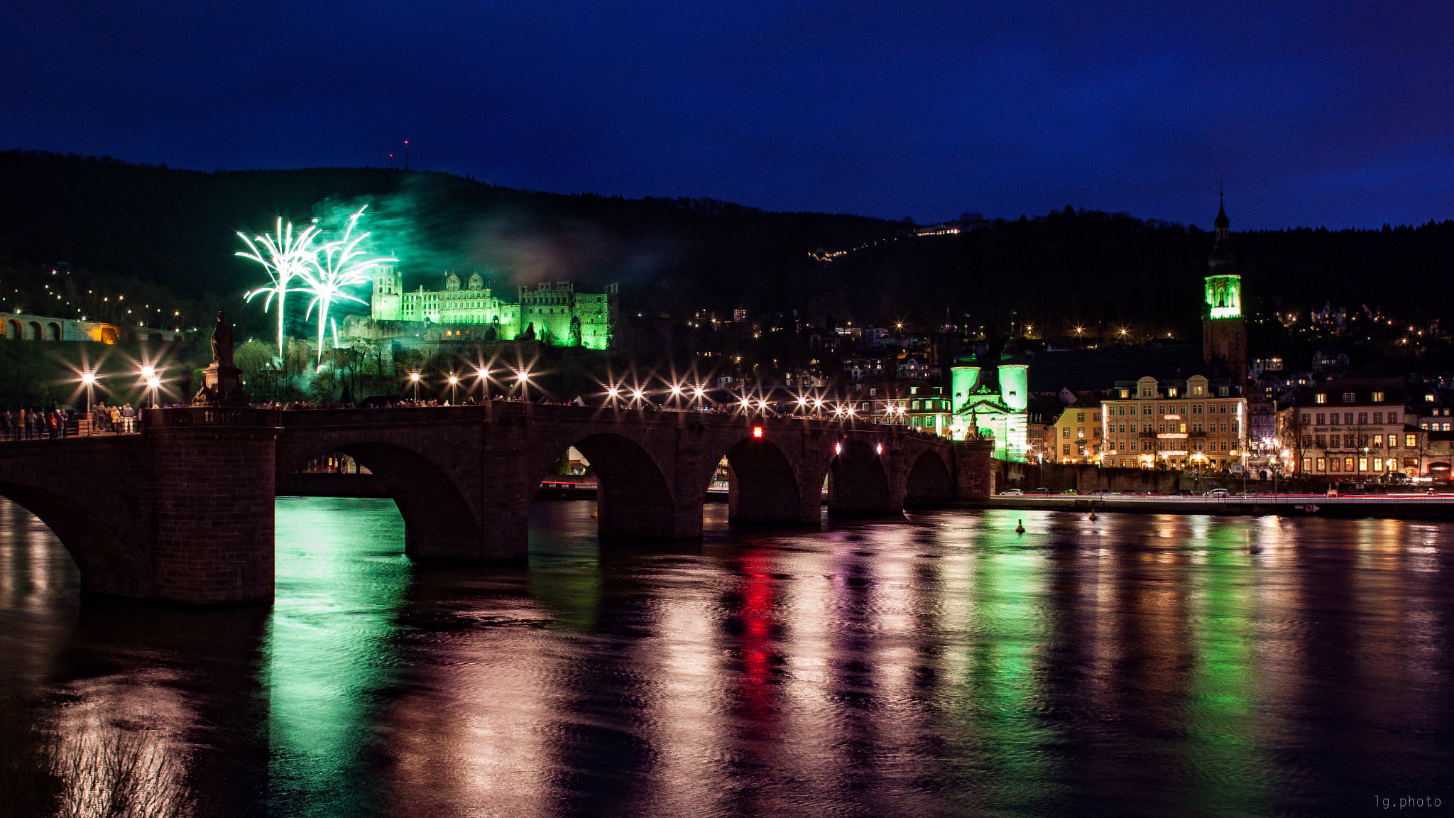 Canon TS-E 24mm f/3.5L sample photo. Heidelberg in green for heidelberger frühling photography