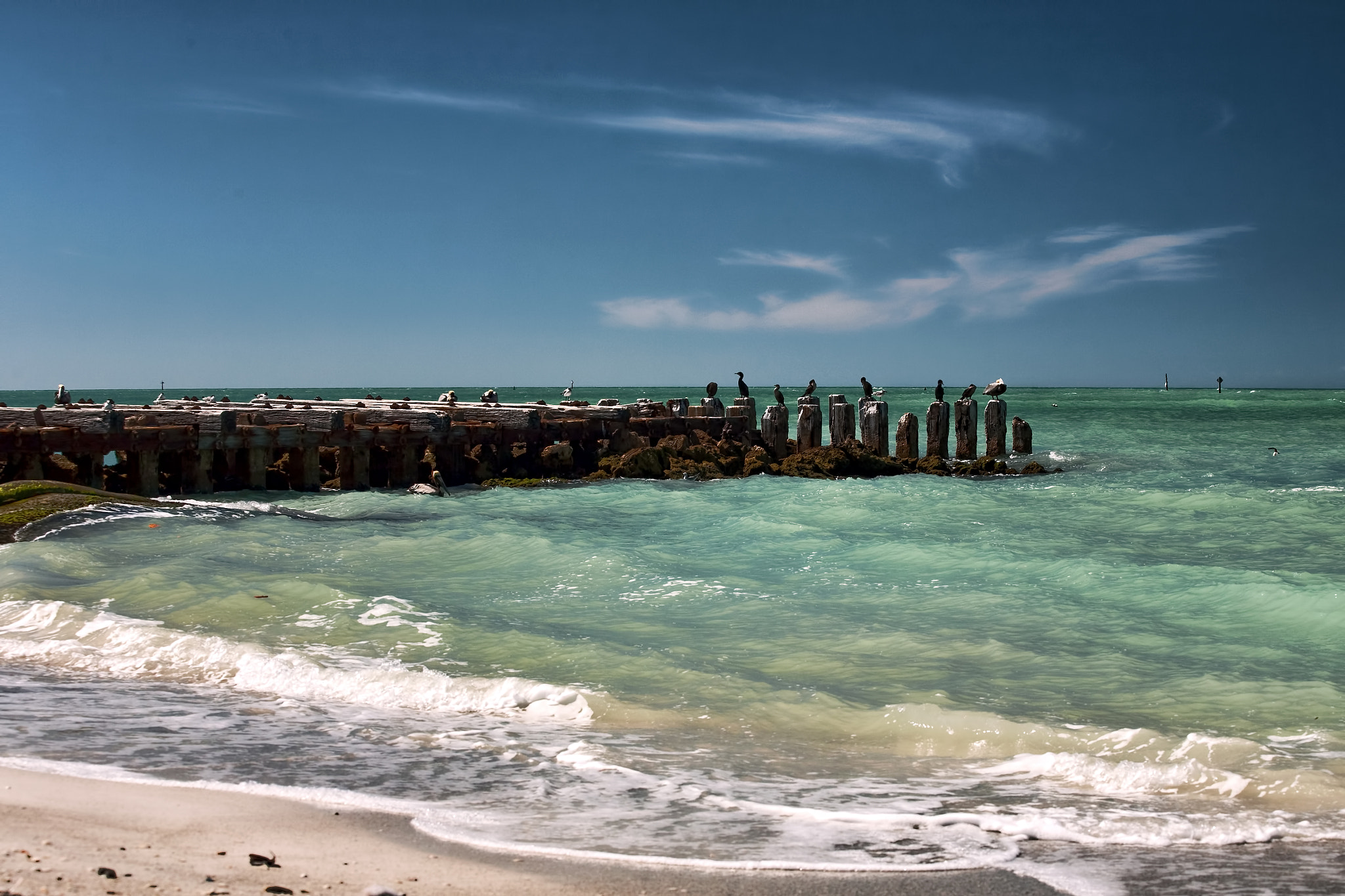 Canon EF 70-300mm F4-5.6 IS USM sample photo. Emerald sea photography