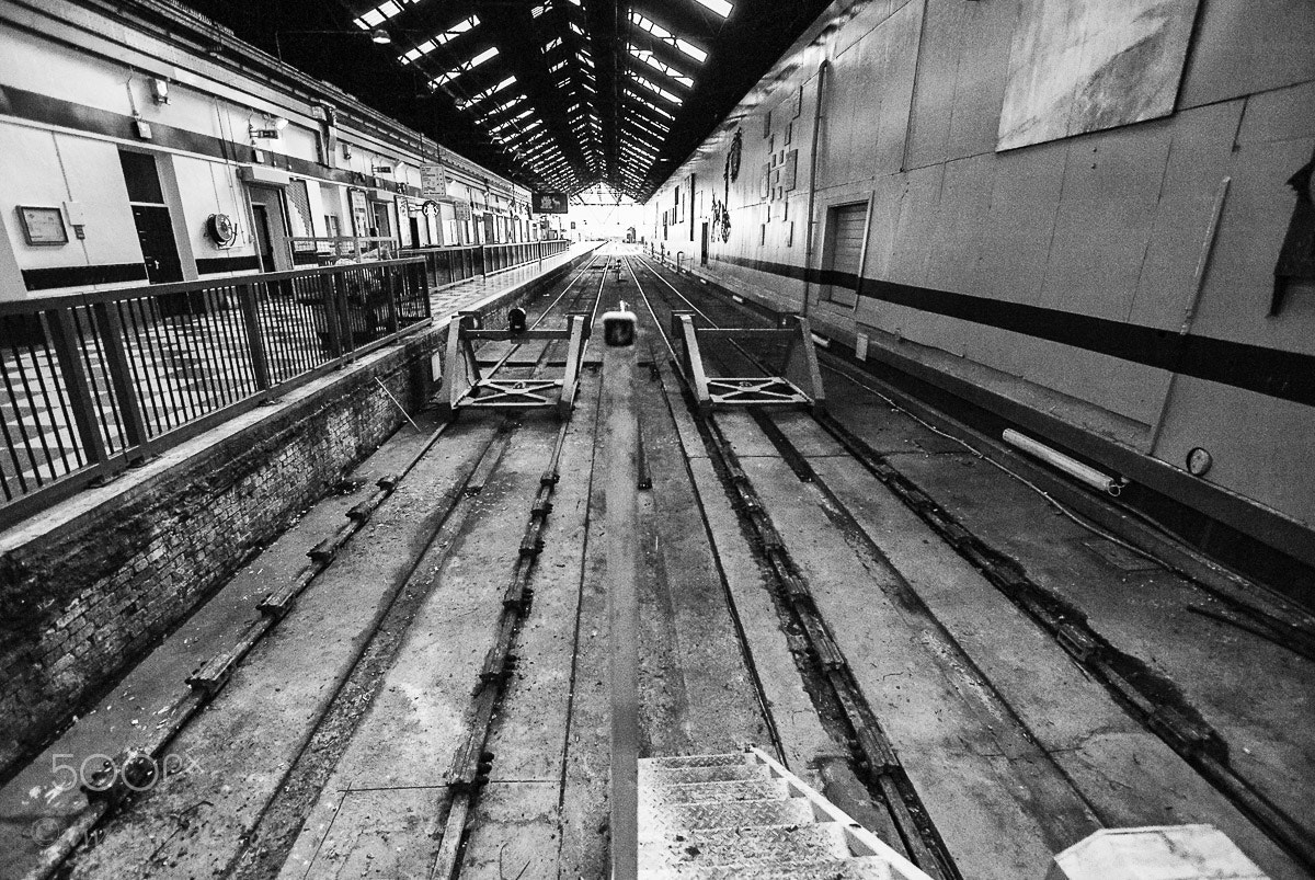 Pentax K10D + Sigma 10-20mm F3.5 EX DC HSM sample photo. Galway train station photography