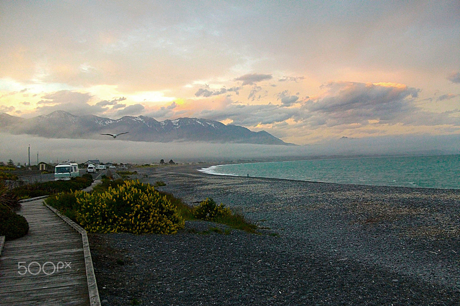 Fujifilm A170 A180 sample photo. Kiakoura sun rise photography