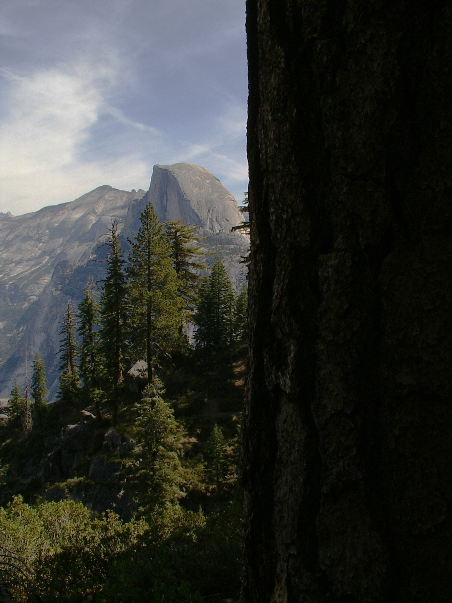 Pentax OPTIO MX sample photo. Half dome photography