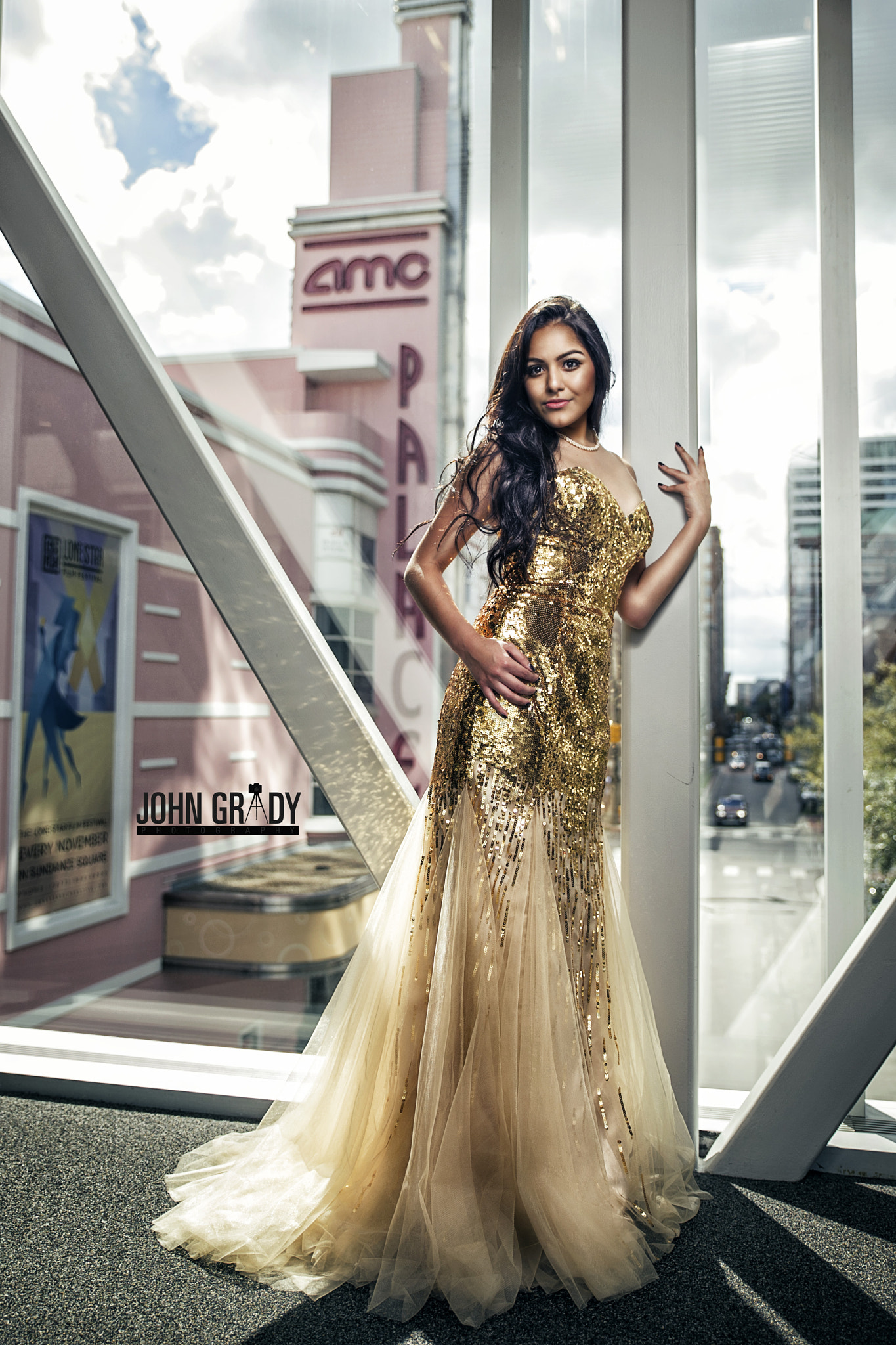 Nikon D3S sample photo. Karina in downtown fort worth photography