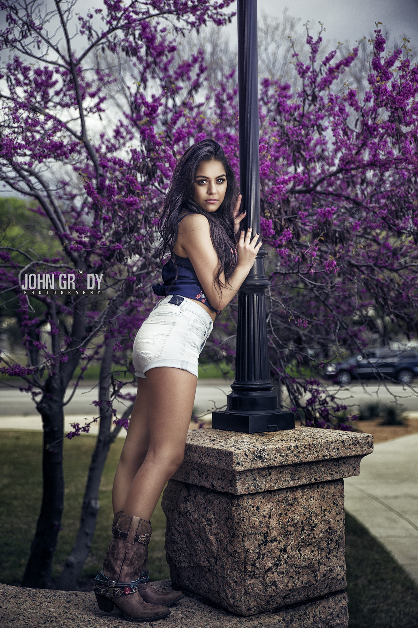 Nikon D3S sample photo. Karina in downtown fort worth photography
