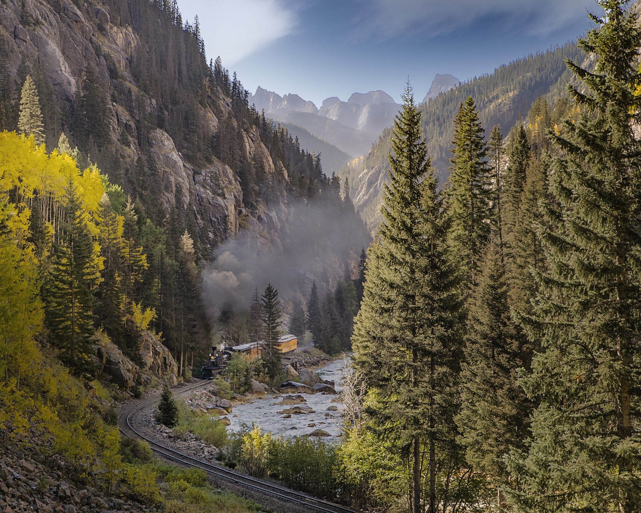 Nikon D3S sample photo. Durango and silverton scenic railroad photography