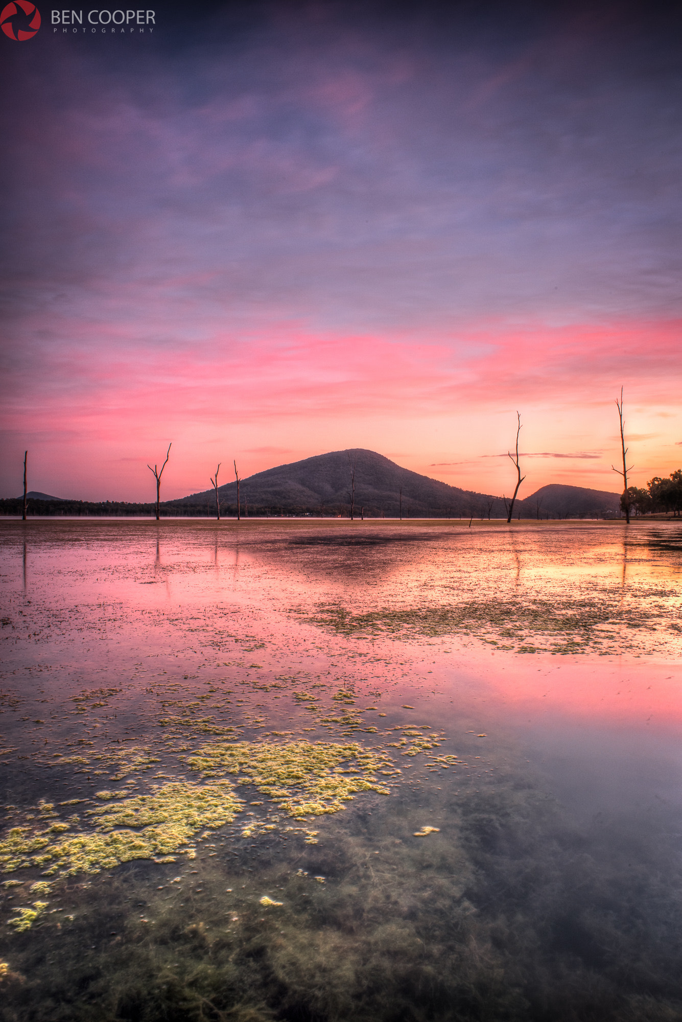 Nikon D810 + Nikon AF Nikkor 24mm F2.8D sample photo. Lake moogerah sunrise photography