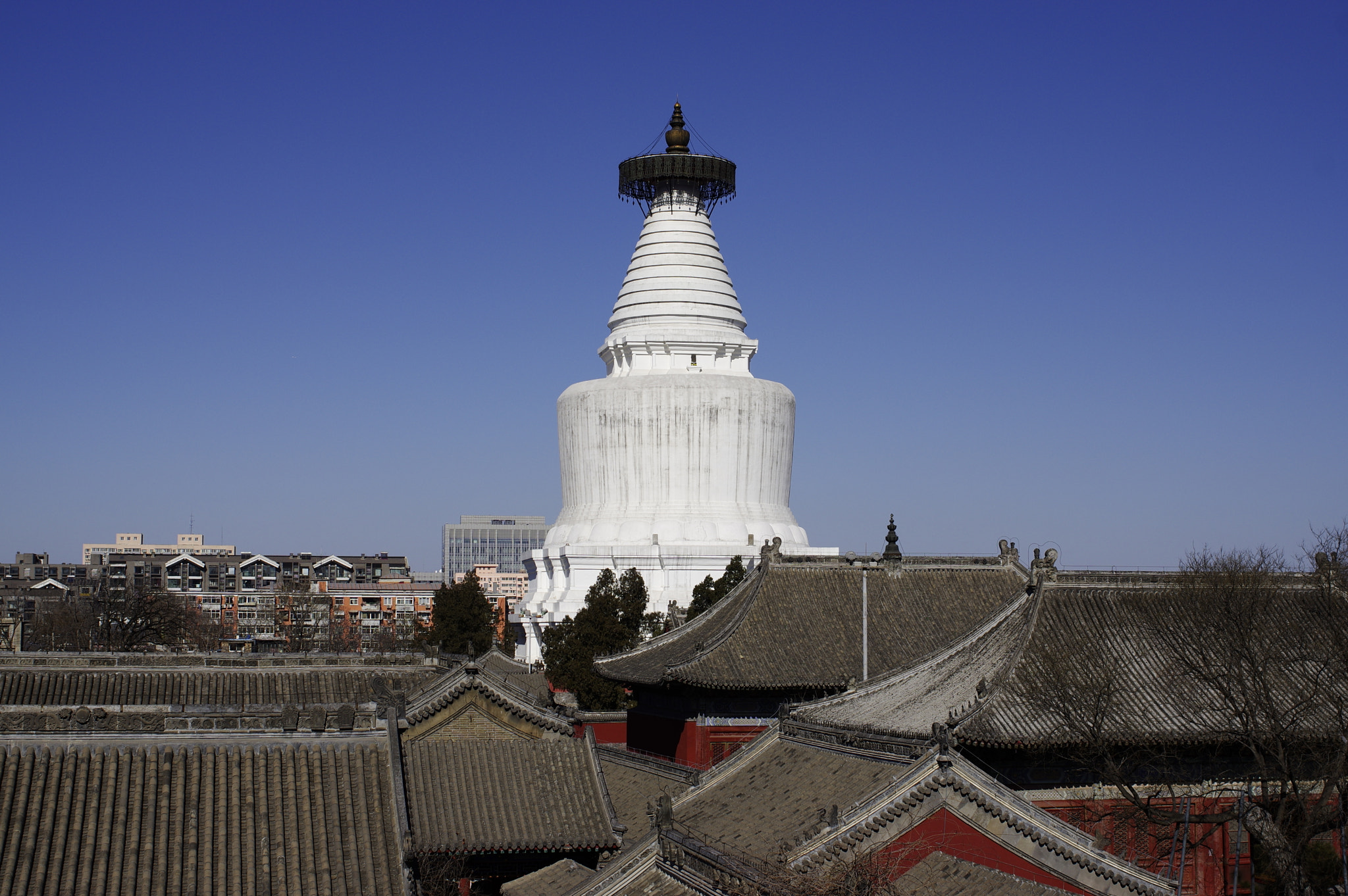 Pentax K-3 + HD Pentax-FA 35mm F2 AL sample photo. Miao ying temple pagoda妙应寺白塔 photography