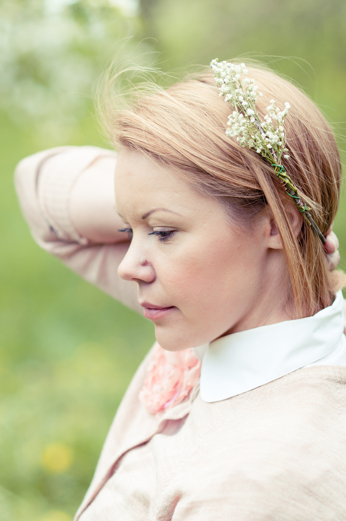 Nikon D300S + Nikon AF Nikkor 85mm F1.8D sample photo. Spring portrait photography