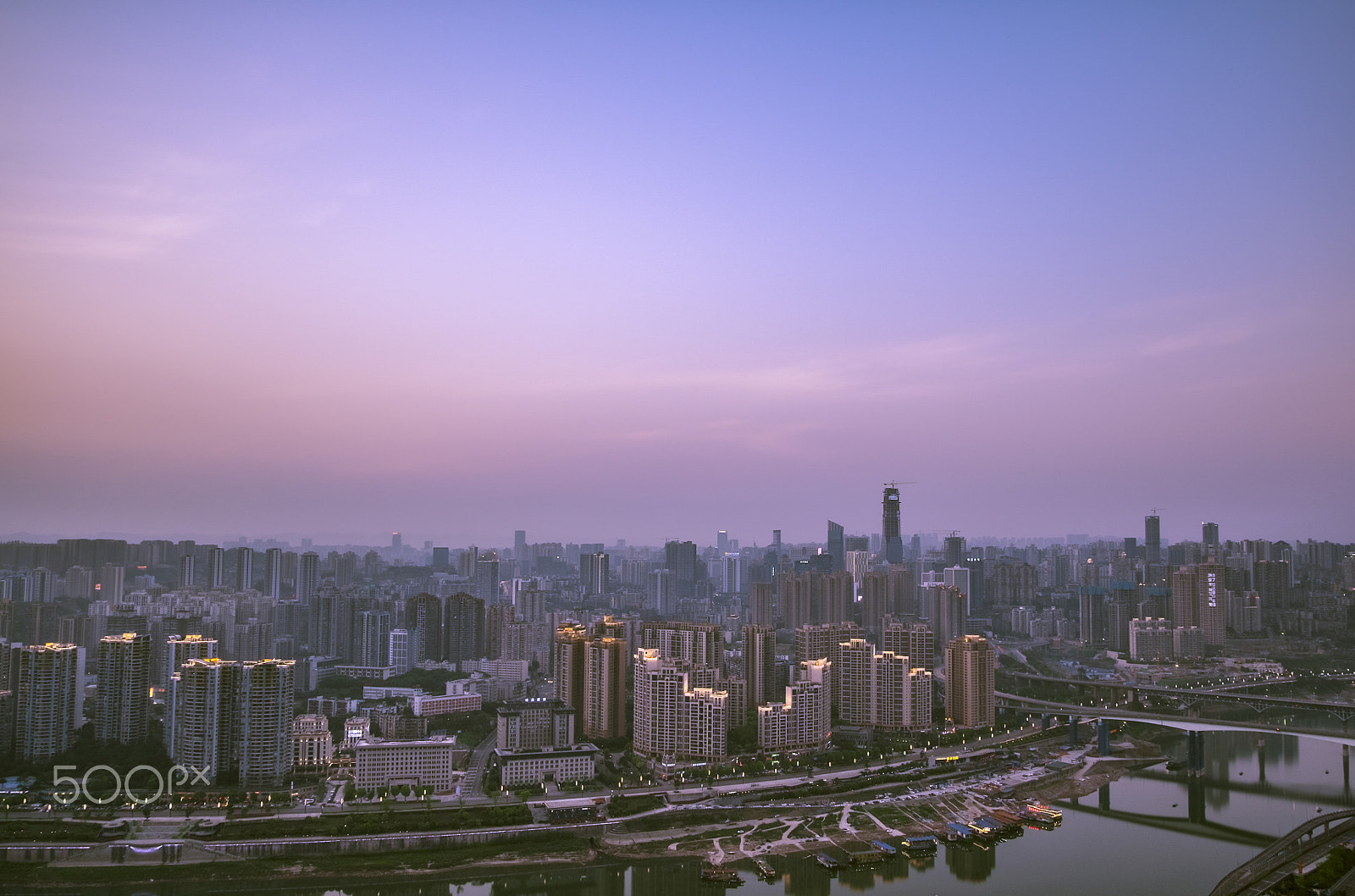 Fujifilm X-T1 + Fujifilm XC 16-50mm F3.5-5.6 OIS II sample photo. 远眺江北 photography
