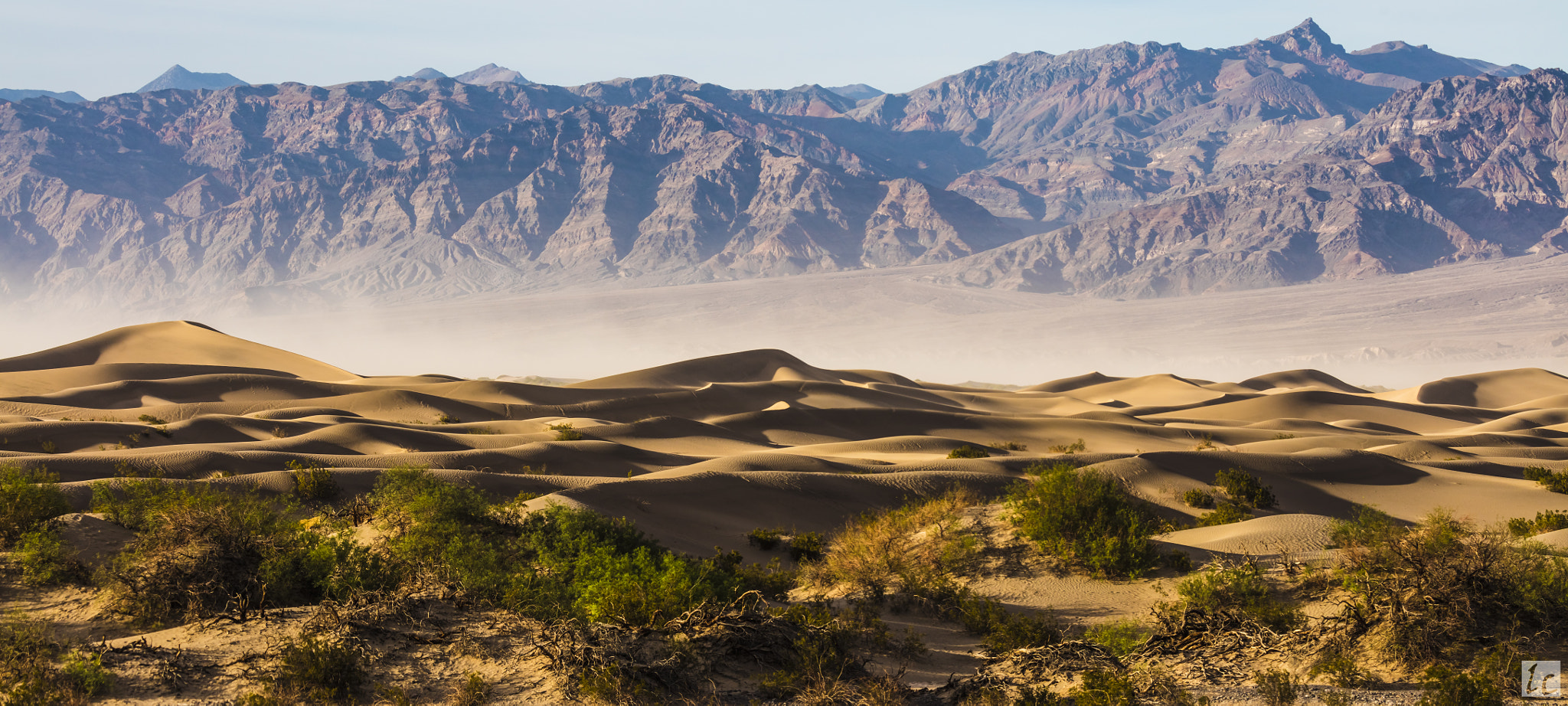 Canon EF 100-400mm F4.5-5.6L IS II USM sample photo. Panorama - mesquite sand dunes photography